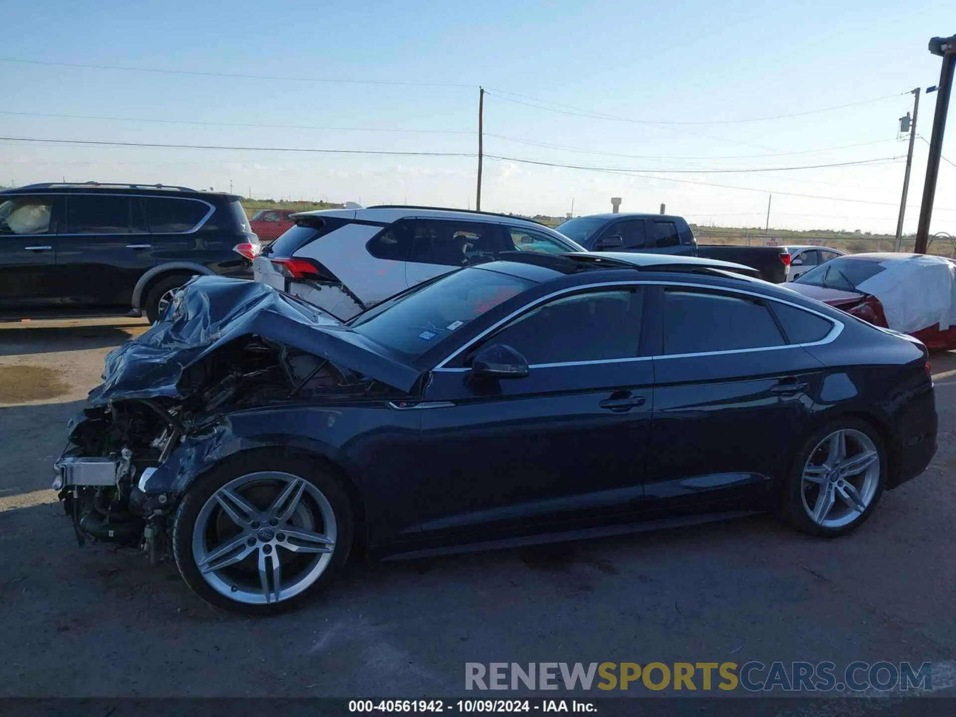 13 Photograph of a damaged car WAUENCF57KA046317 AUDI A5 2019