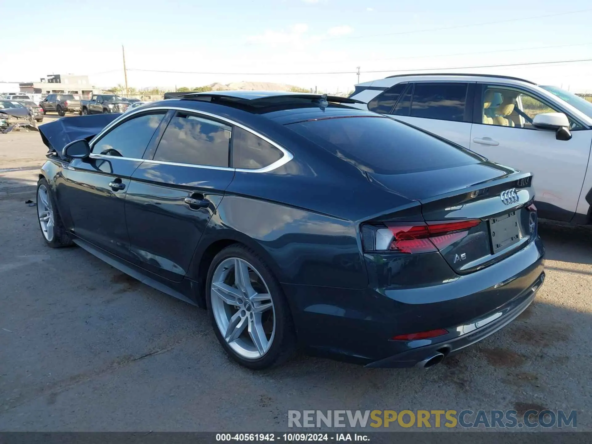 3 Photograph of a damaged car WAUENCF57KA046317 AUDI A5 2019