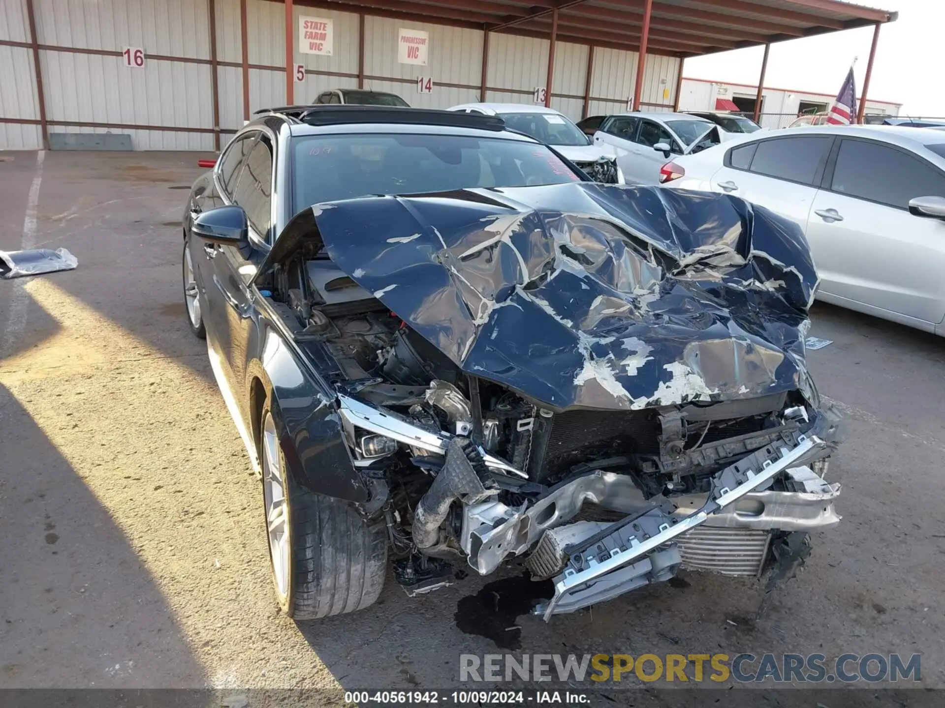 6 Photograph of a damaged car WAUENCF57KA046317 AUDI A5 2019