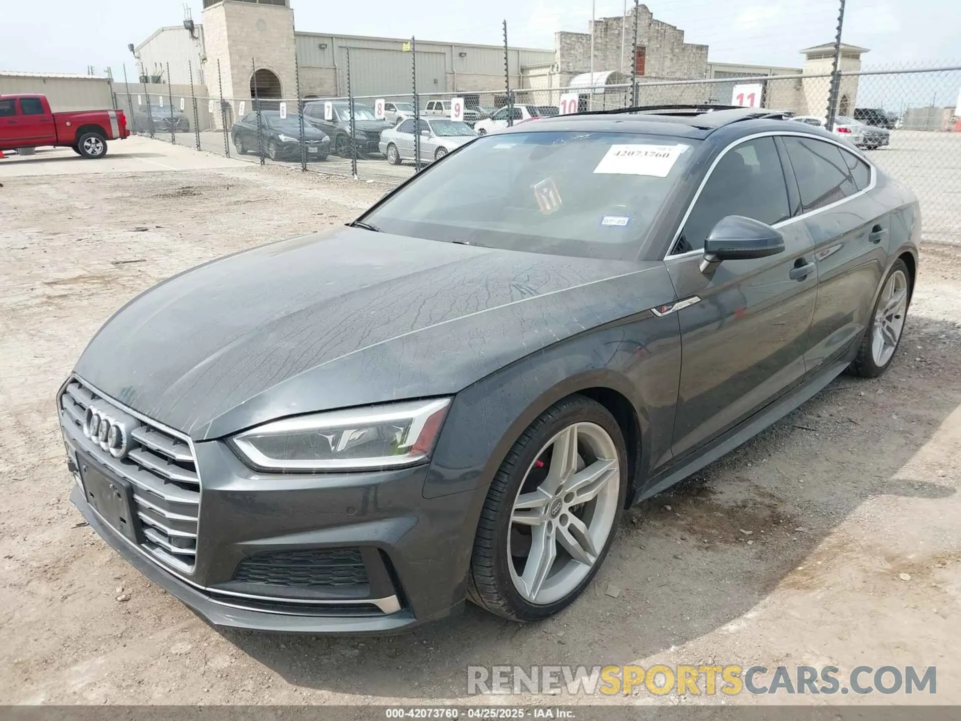 2 Photograph of a damaged car WAUENCF57KA059195 AUDI A5 2019