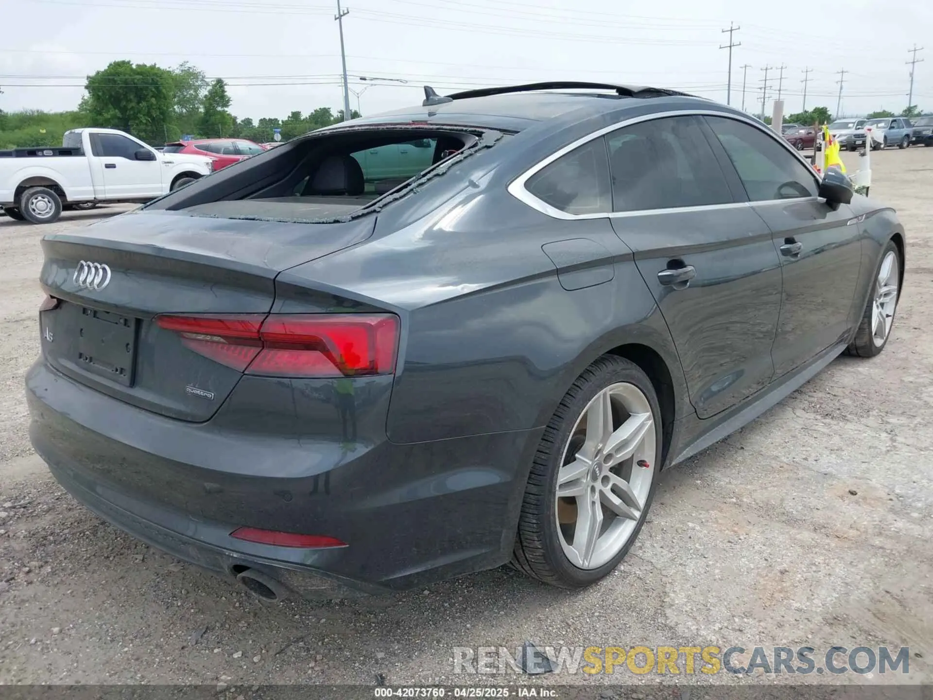 4 Photograph of a damaged car WAUENCF57KA059195 AUDI A5 2019