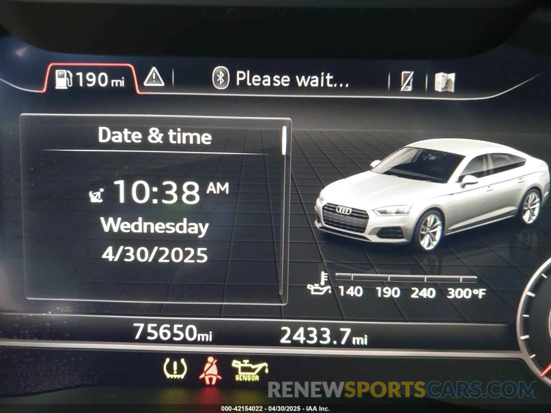 16 Photograph of a damaged car WAUENCF57KA077101 AUDI A5 2019