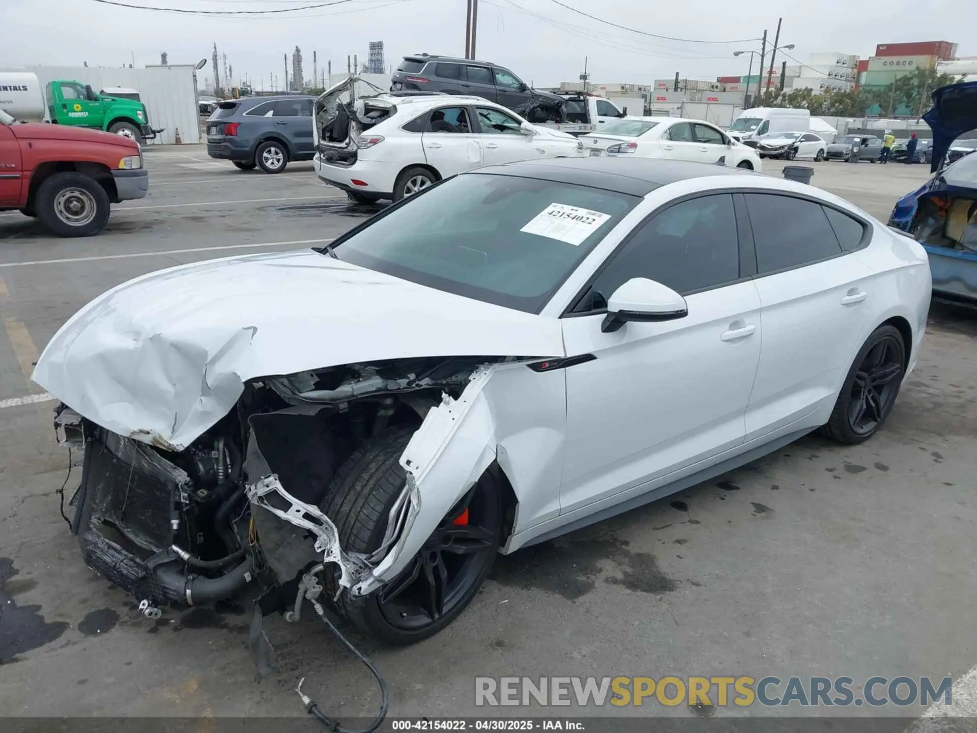2 Photograph of a damaged car WAUENCF57KA077101 AUDI A5 2019