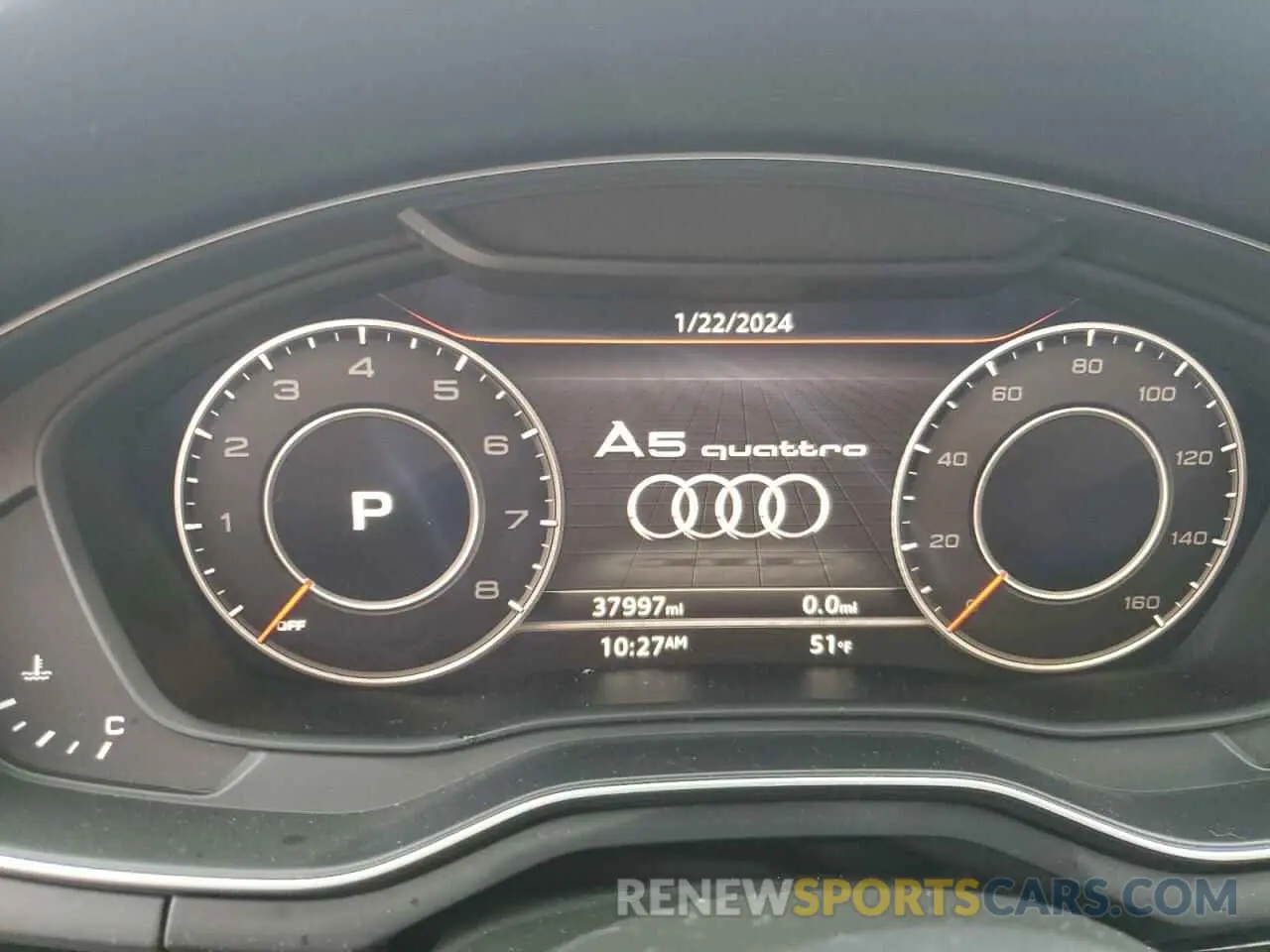 9 Photograph of a damaged car WAUENCF57KA082069 AUDI A5 2019
