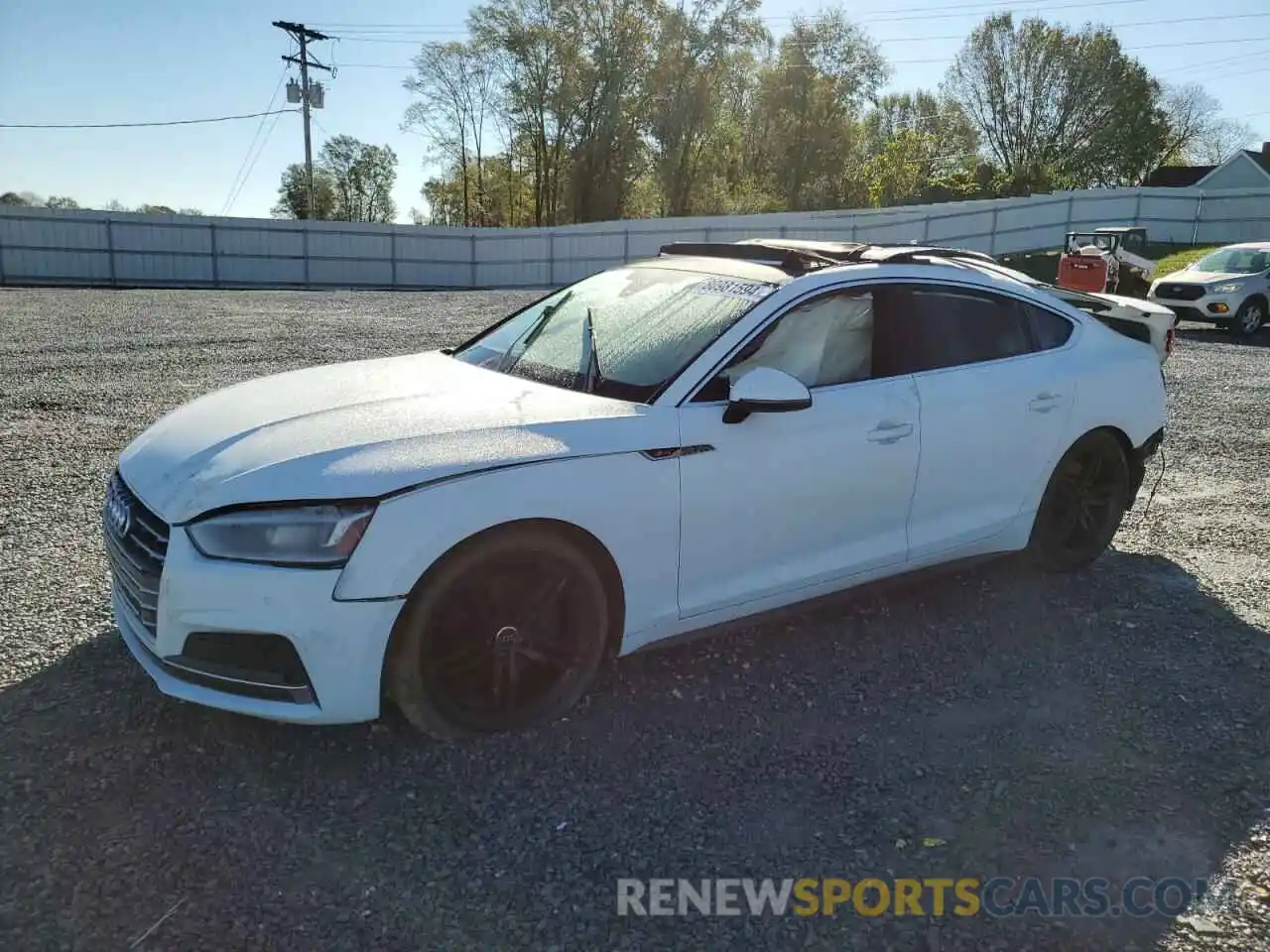 1 Photograph of a damaged car WAUENCF58KA006294 AUDI A5 2019