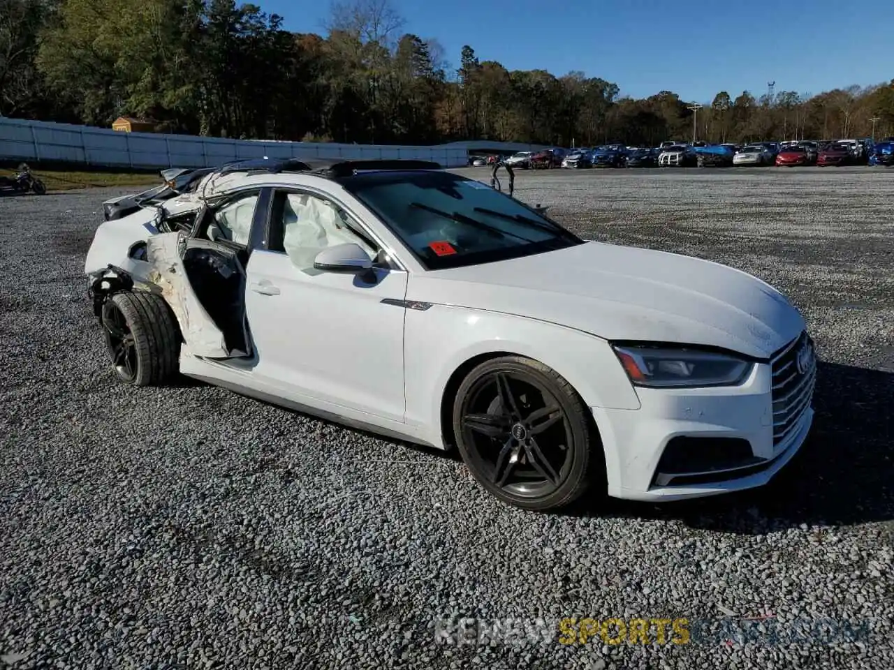 4 Photograph of a damaged car WAUENCF58KA006294 AUDI A5 2019