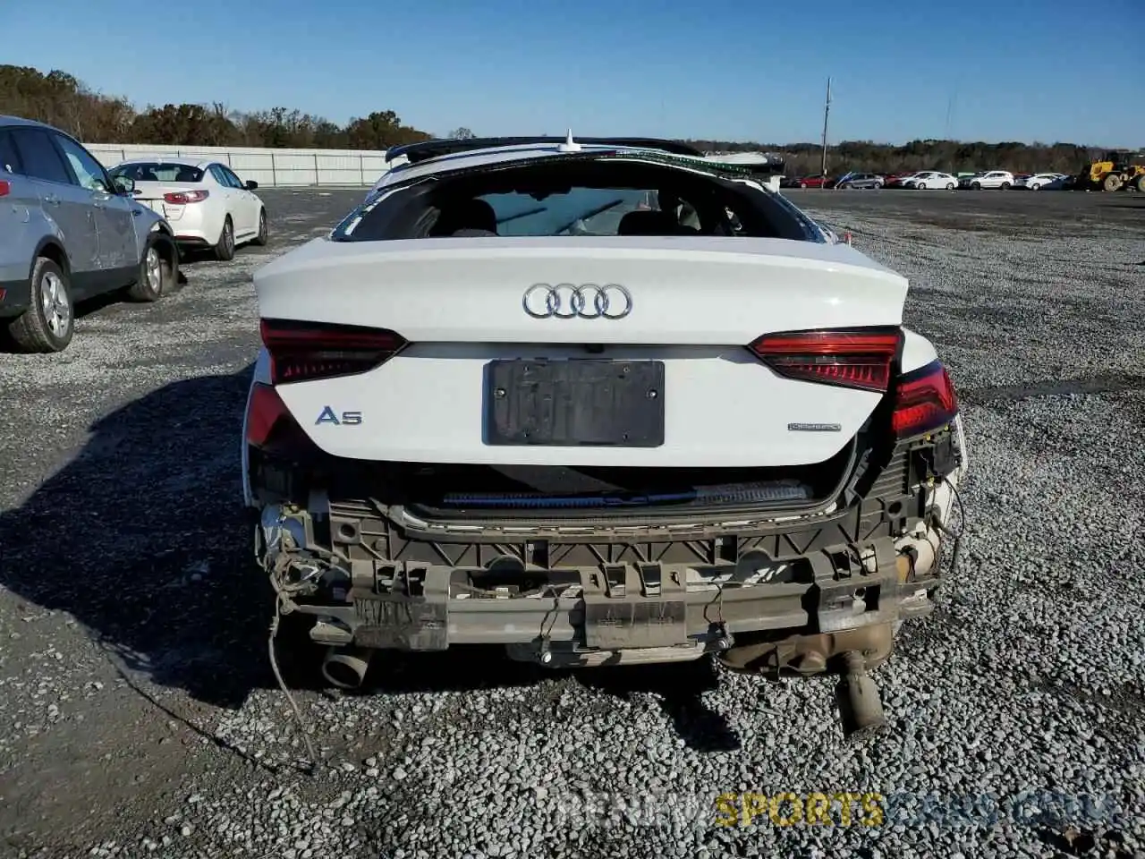 6 Photograph of a damaged car WAUENCF58KA006294 AUDI A5 2019