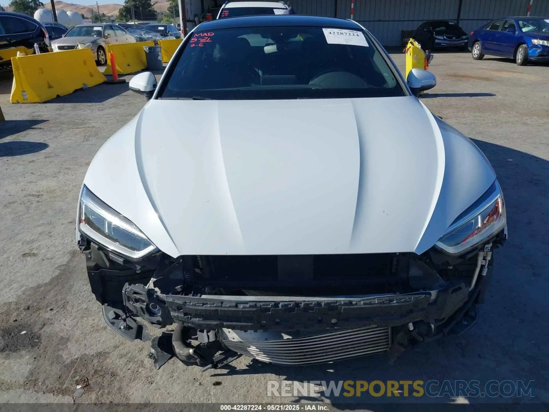 13 Photograph of a damaged car WAUENCF58KA007848 AUDI A5 2019