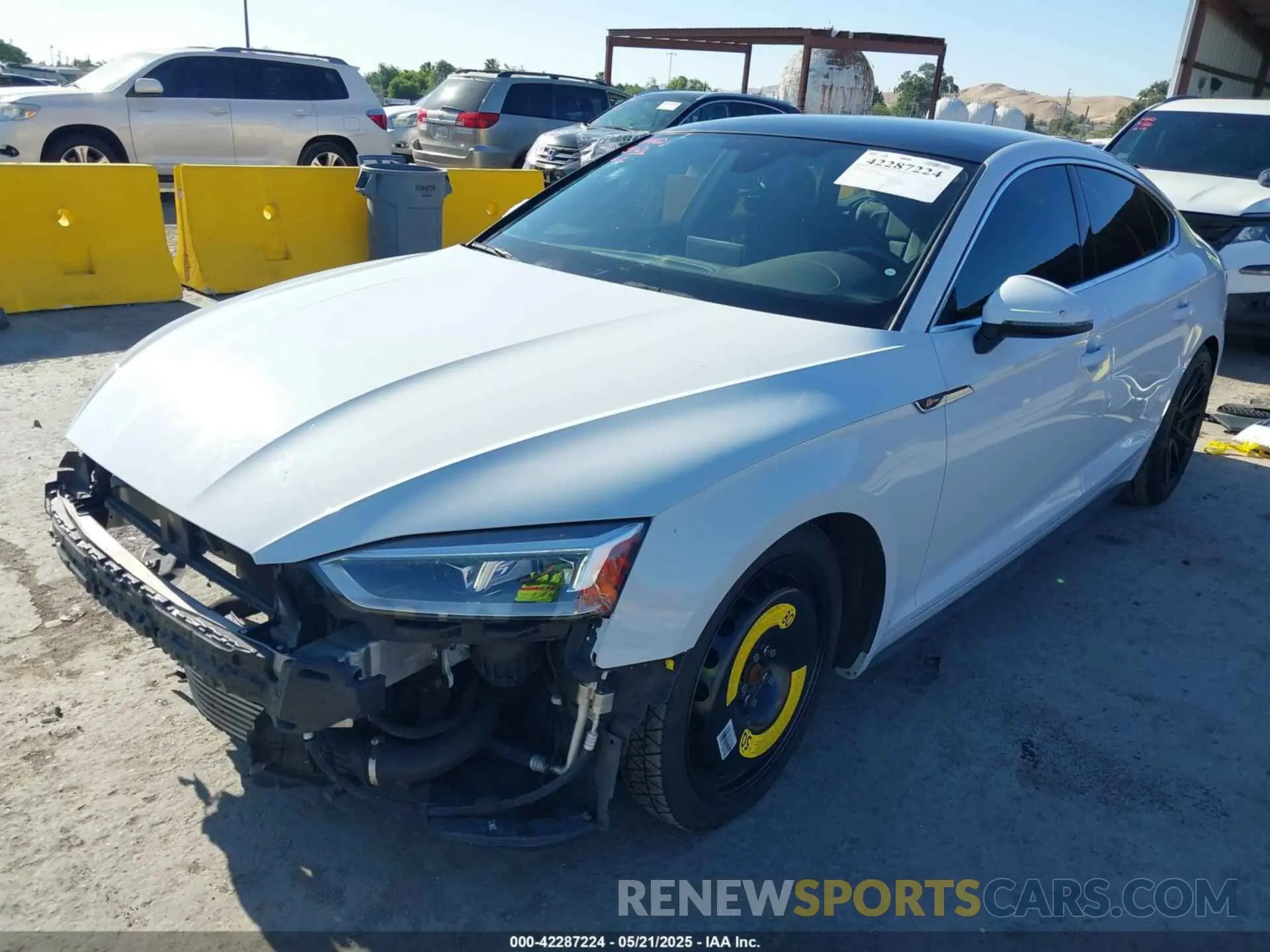 2 Photograph of a damaged car WAUENCF58KA007848 AUDI A5 2019