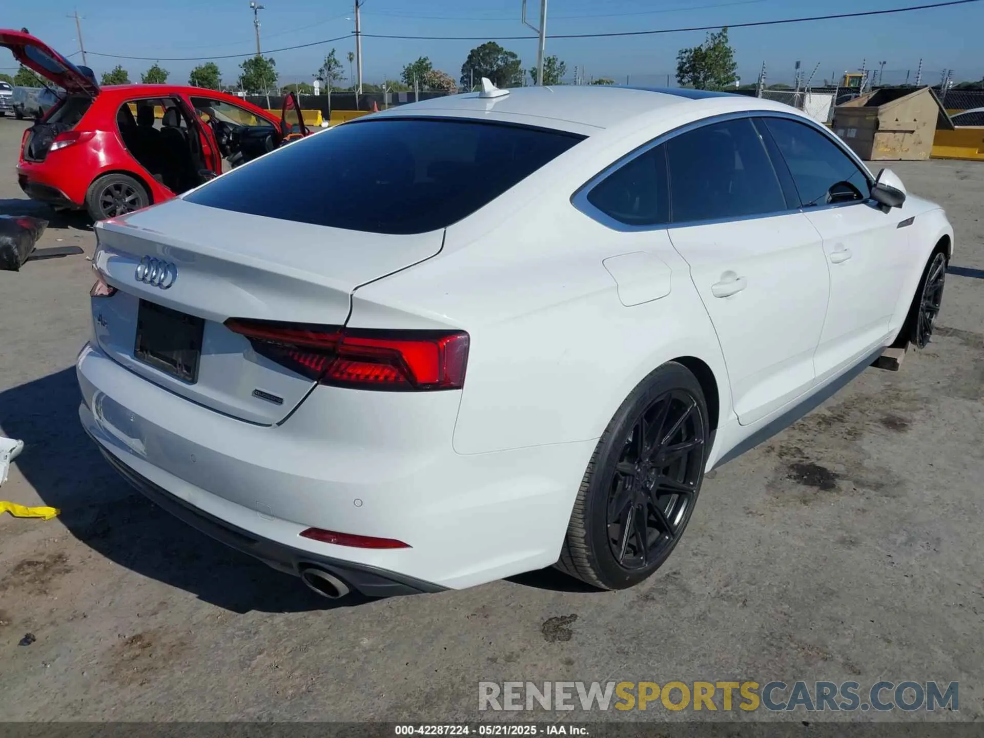 4 Photograph of a damaged car WAUENCF58KA007848 AUDI A5 2019