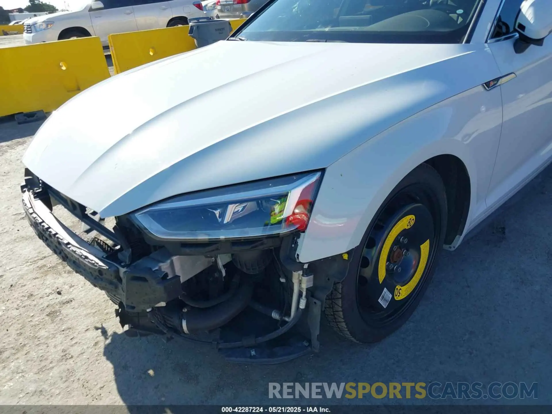6 Photograph of a damaged car WAUENCF58KA007848 AUDI A5 2019