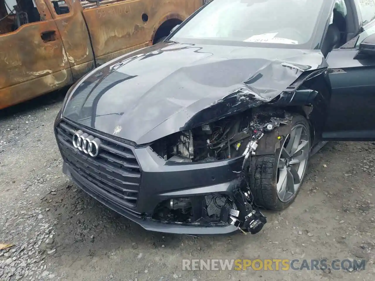 7 Photograph of a damaged car WAUENCF58KA011396 AUDI A5 2019