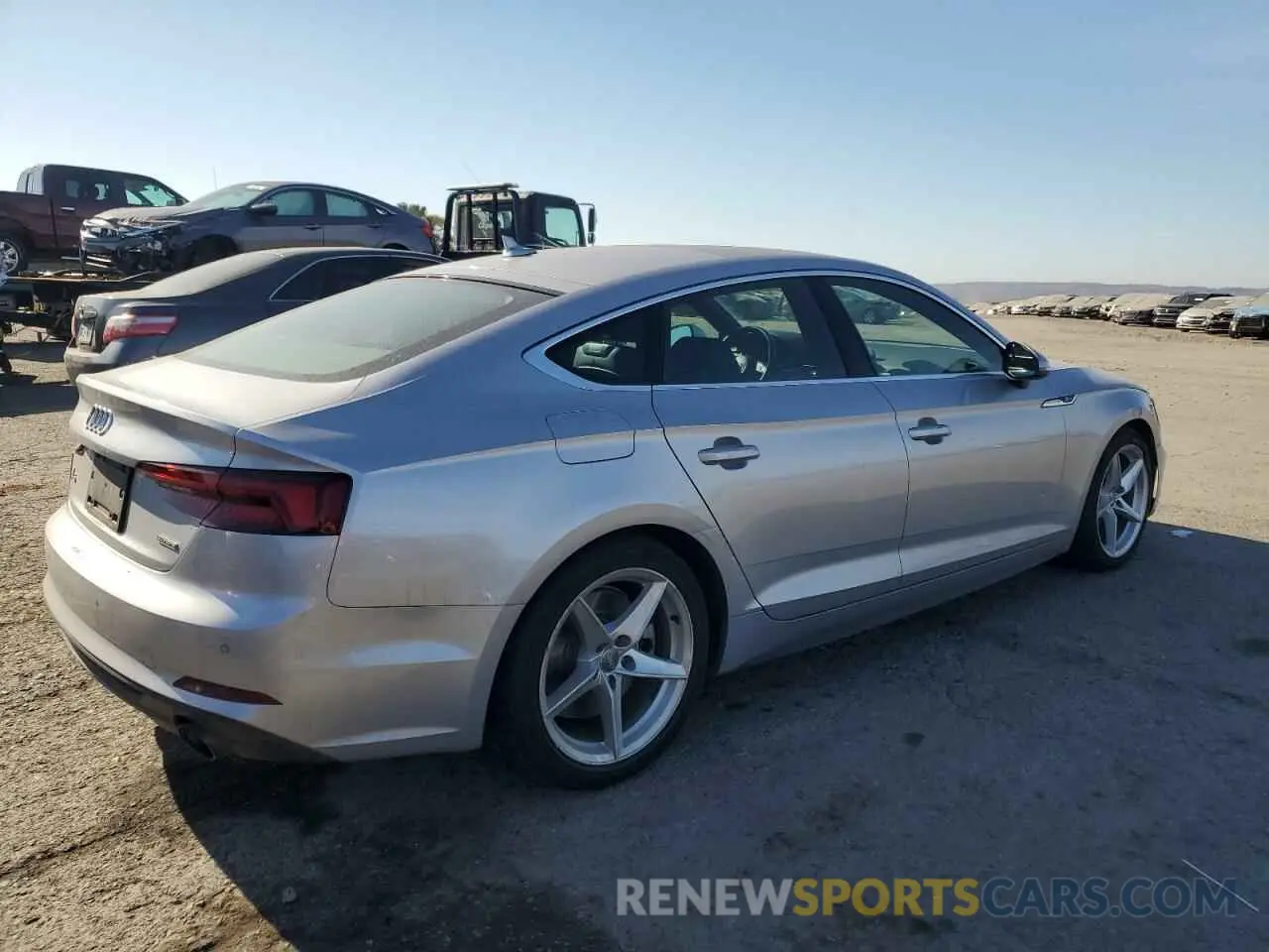 3 Photograph of a damaged car WAUENCF59KA040843 AUDI A5 2019