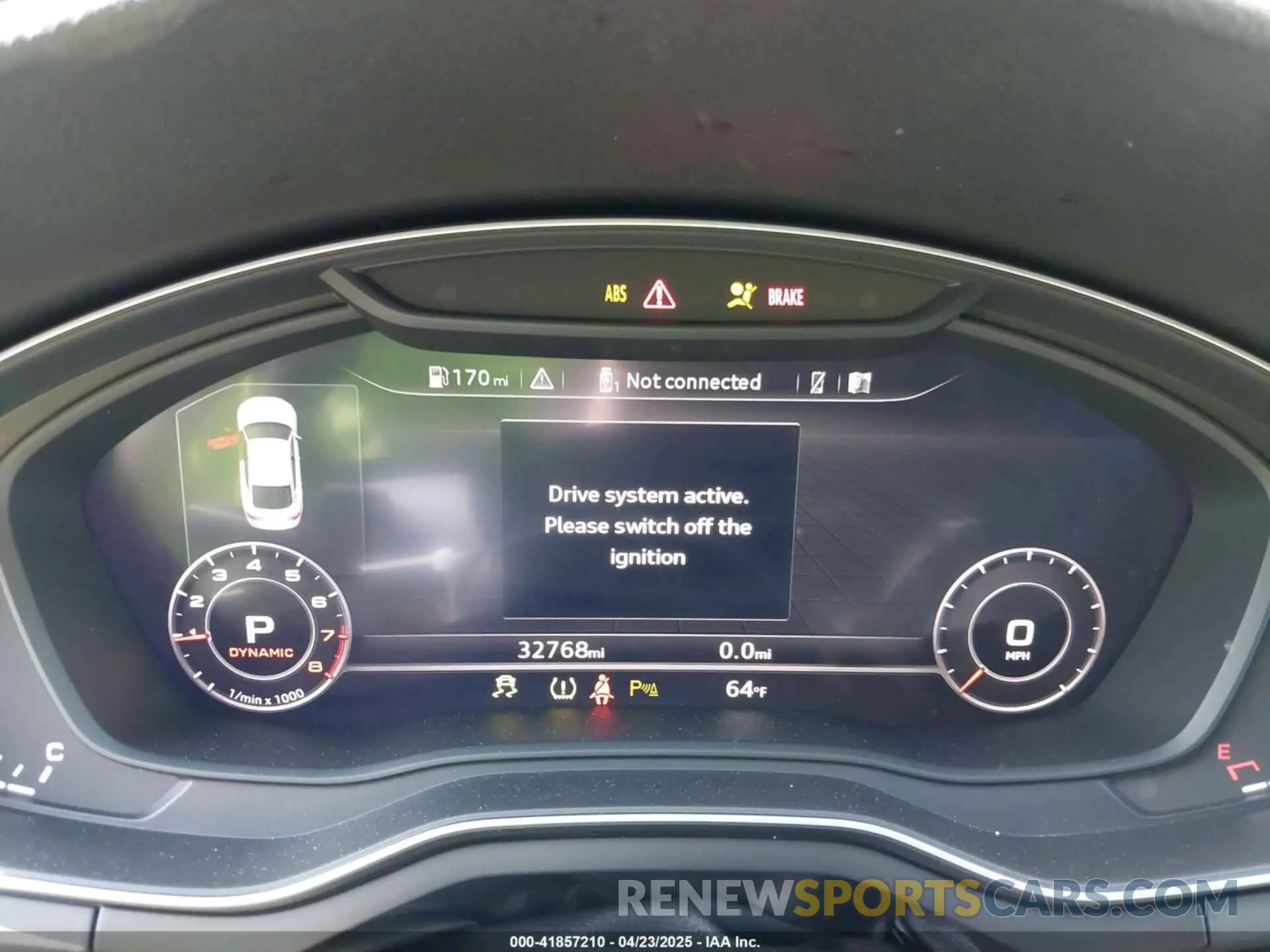 7 Photograph of a damaged car WAUENCF59KA097799 AUDI A5 2019