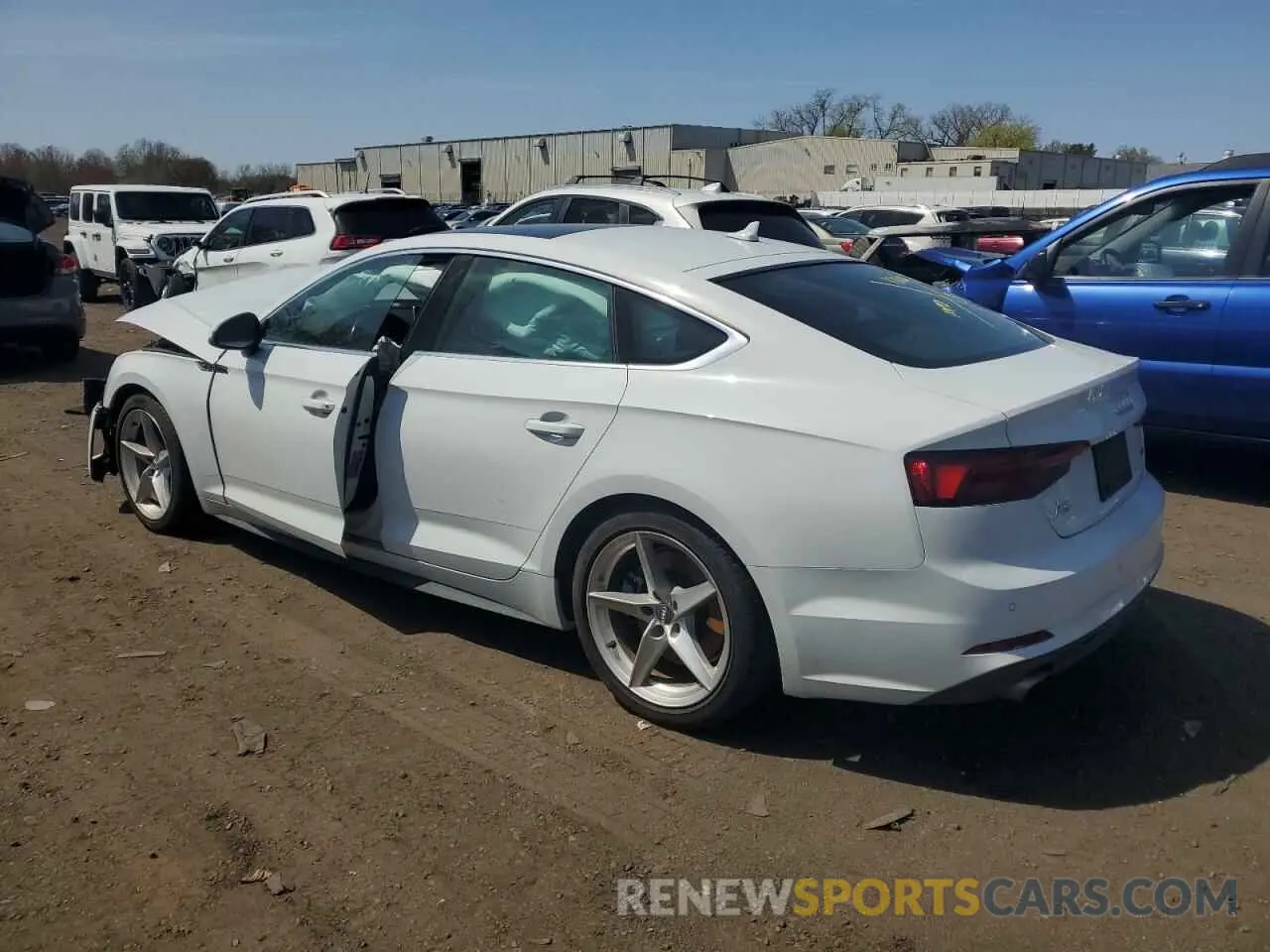 2 Photograph of a damaged car WAUENCF5XKA005051 AUDI A5 2019