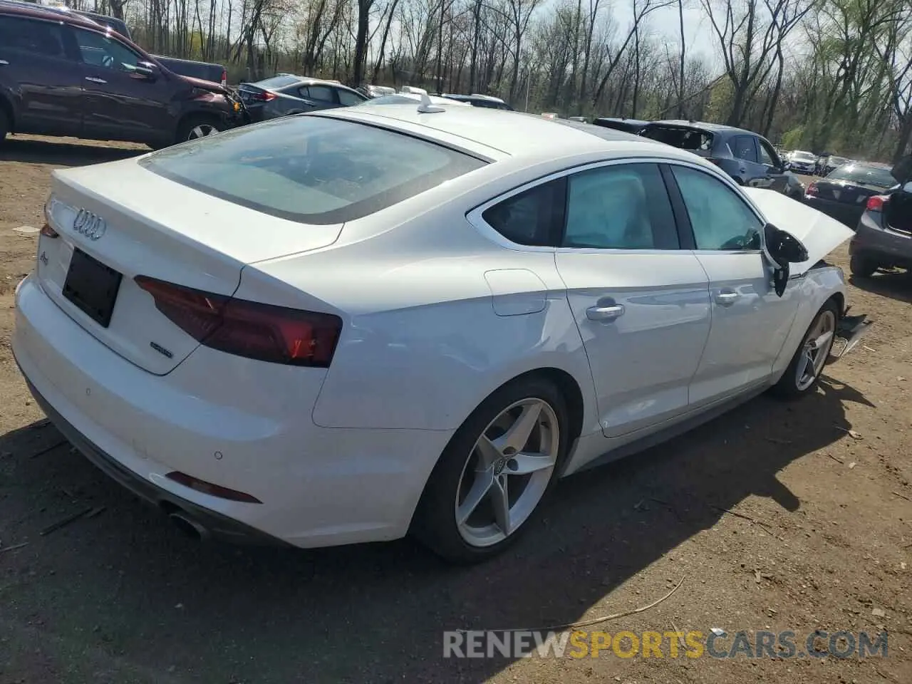 3 Photograph of a damaged car WAUENCF5XKA005051 AUDI A5 2019