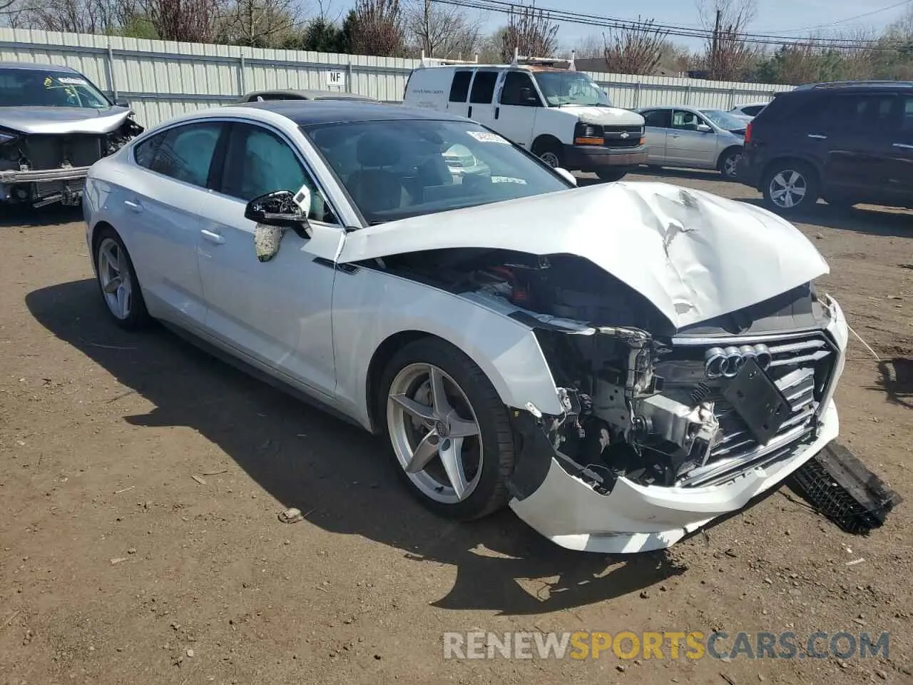4 Photograph of a damaged car WAUENCF5XKA005051 AUDI A5 2019