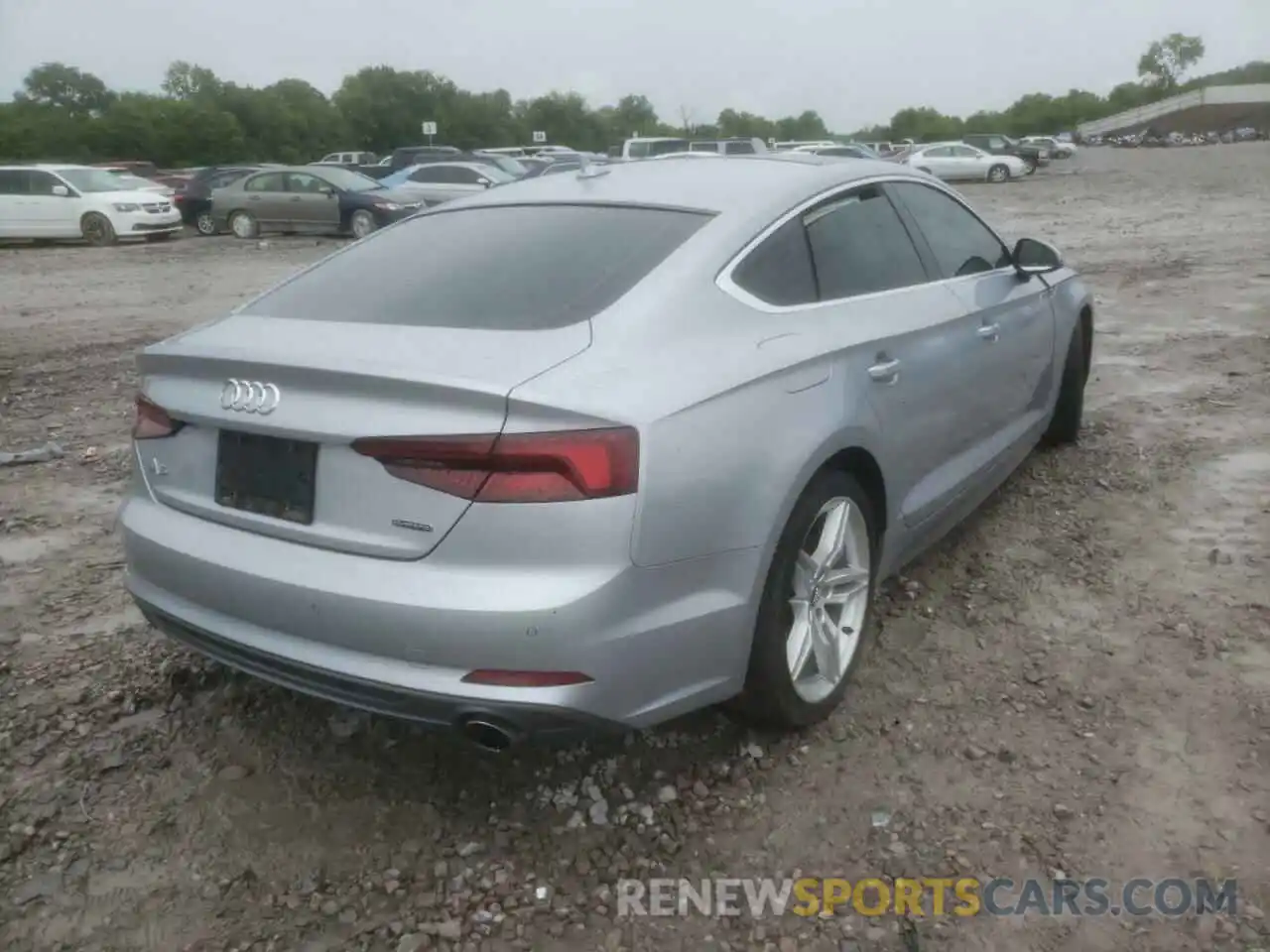 4 Photograph of a damaged car WAUENCF5XKA009715 AUDI A5 2019