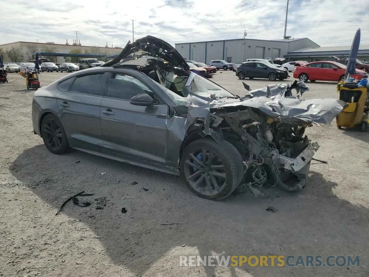 4 Photograph of a damaged car WAUENCF5XKA009763 AUDI A5 2019