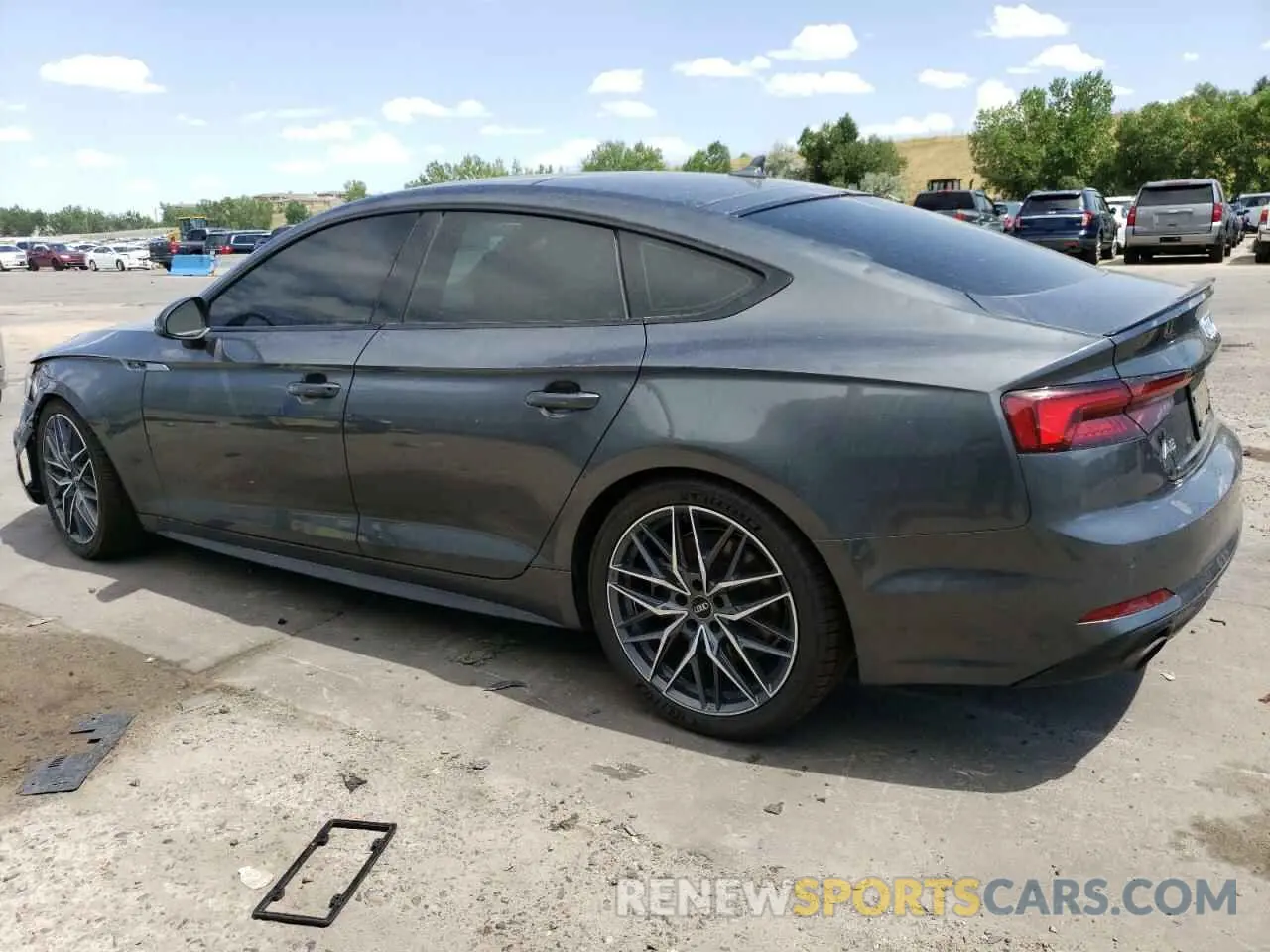 2 Photograph of a damaged car WAUENCF5XKA017040 AUDI A5 2019