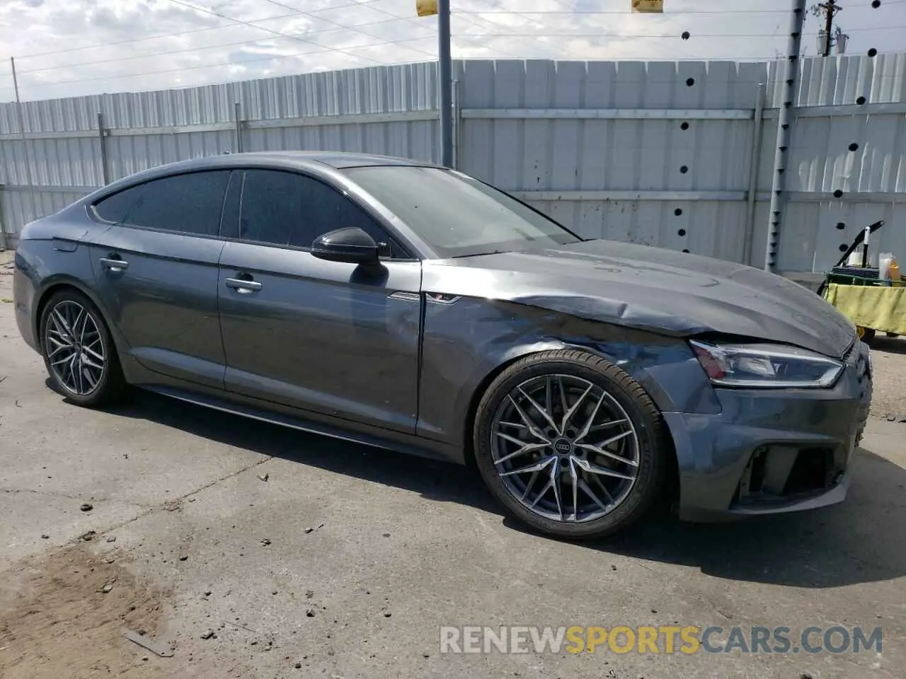 4 Photograph of a damaged car WAUENCF5XKA017040 AUDI A5 2019