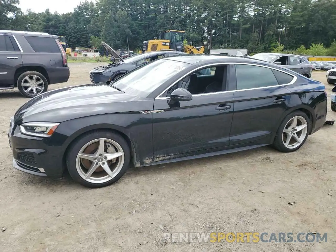 1 Photograph of a damaged car WAUENCF5XKA029611 AUDI A5 2019