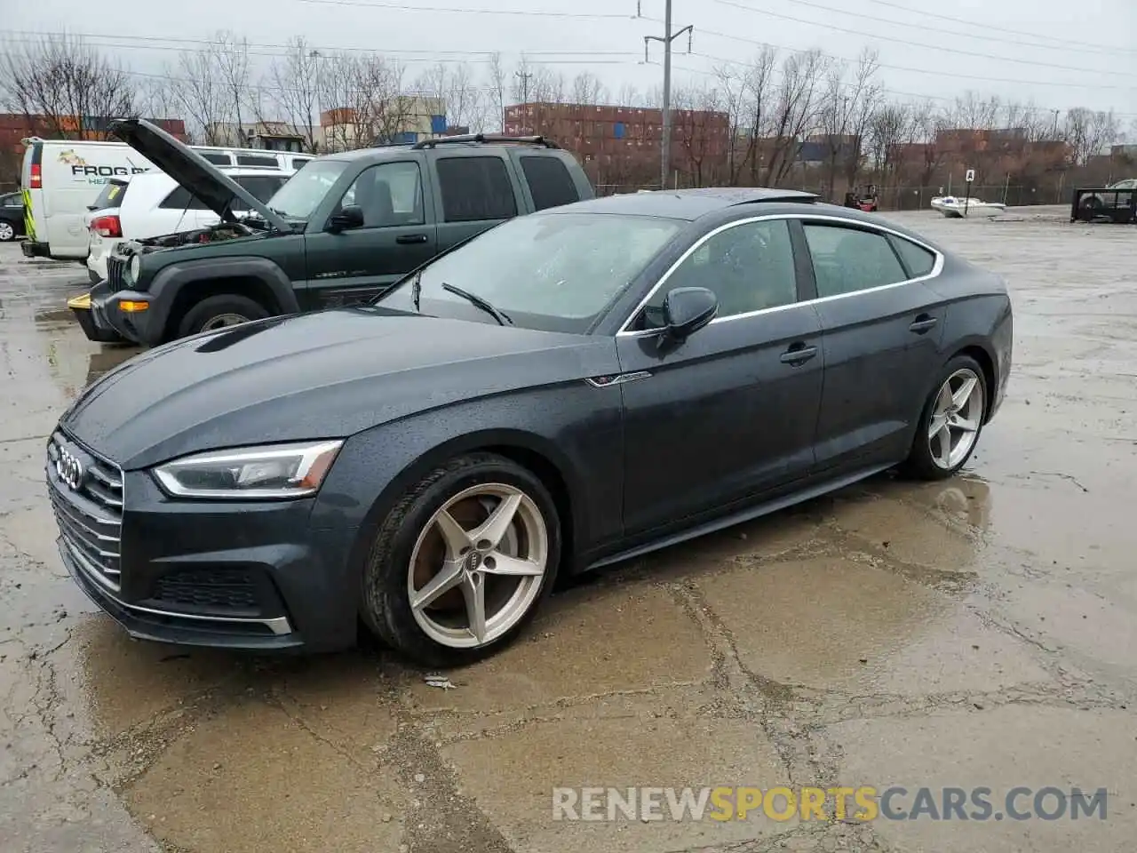 1 Photograph of a damaged car WAUENCF5XKA046831 AUDI A5 2019