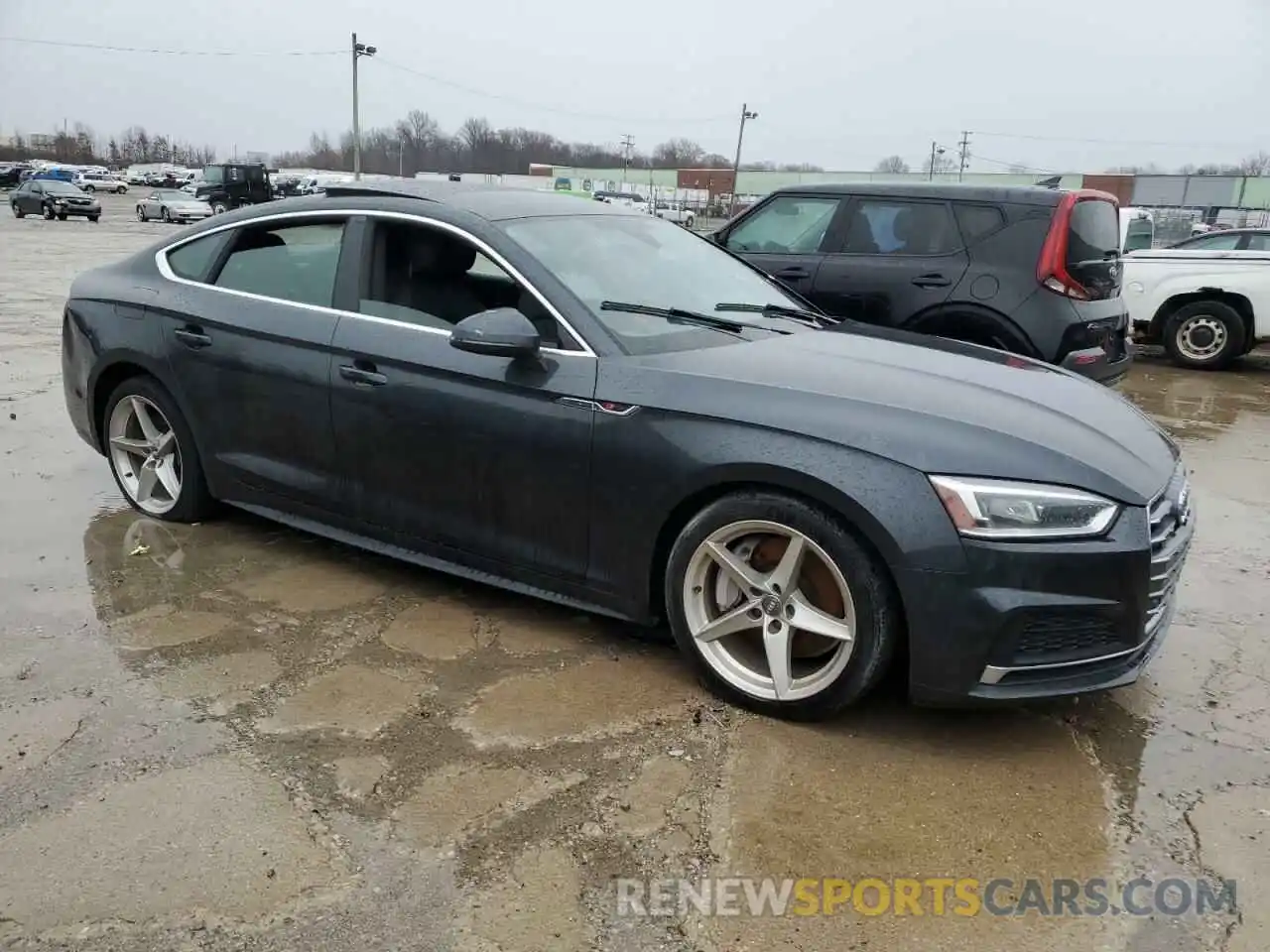 4 Photograph of a damaged car WAUENCF5XKA046831 AUDI A5 2019