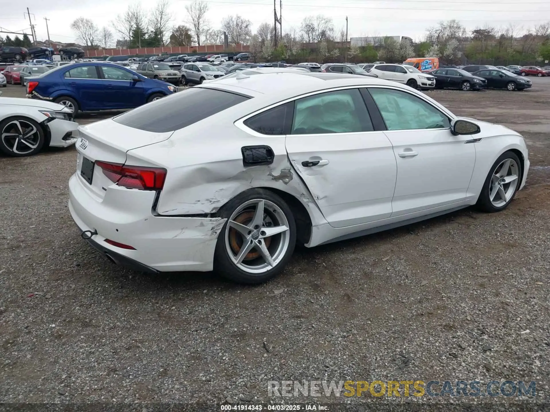 4 Photograph of a damaged car WAUFNCF51KA046530 AUDI A5 2019
