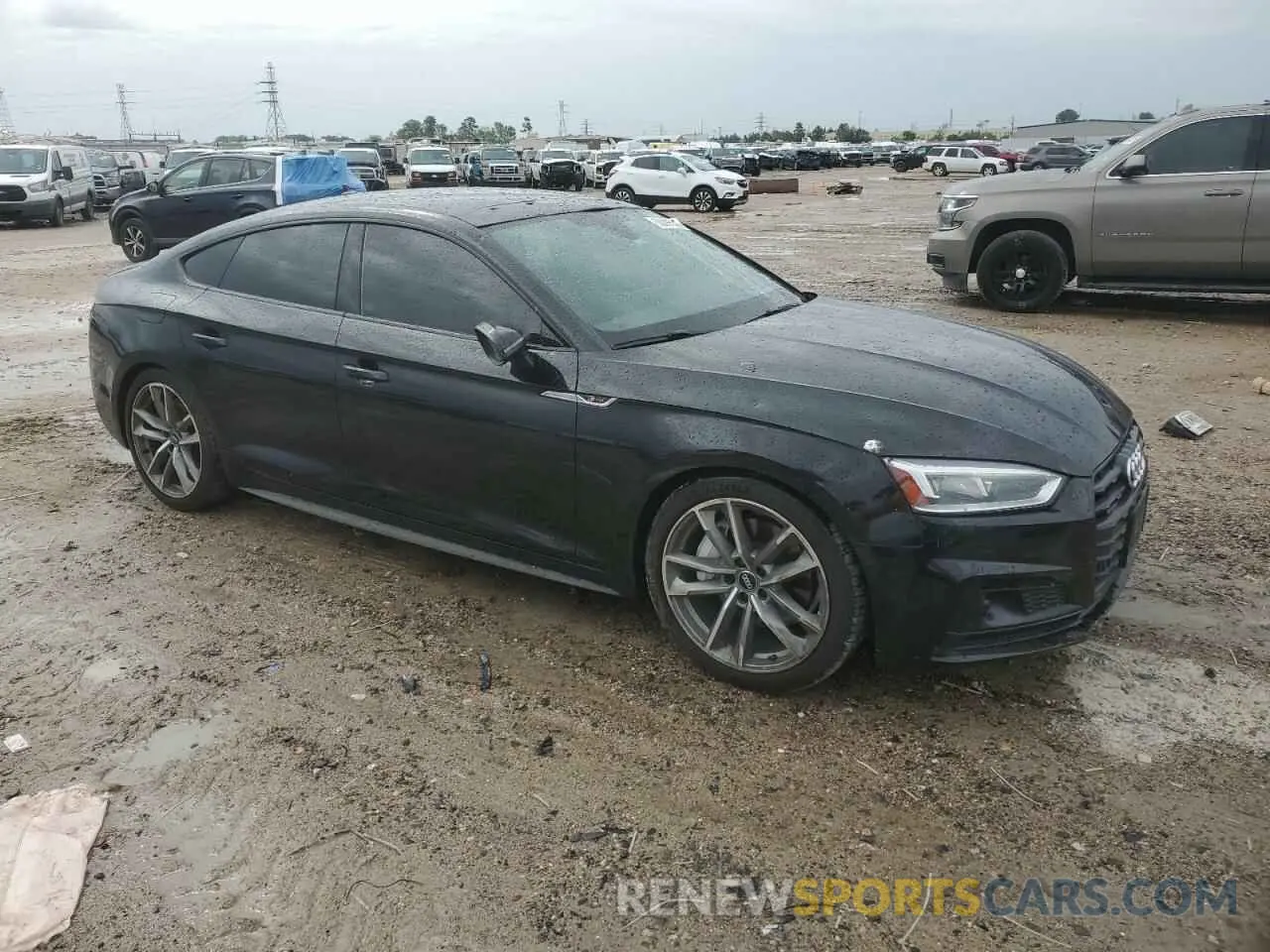 4 Photograph of a damaged car WAUFNCF52KA016694 AUDI A5 2019