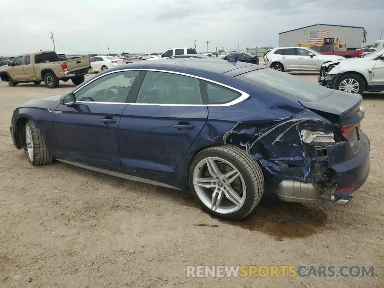 2 Photograph of a damaged car WAUFNCF55KA016432 AUDI A5 2019
