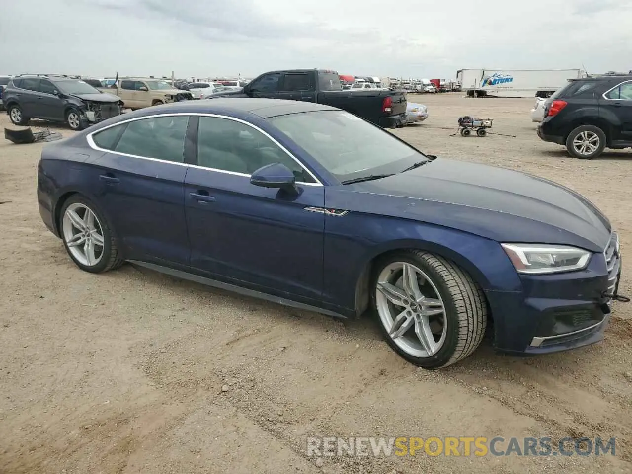 4 Photograph of a damaged car WAUFNCF55KA016432 AUDI A5 2019