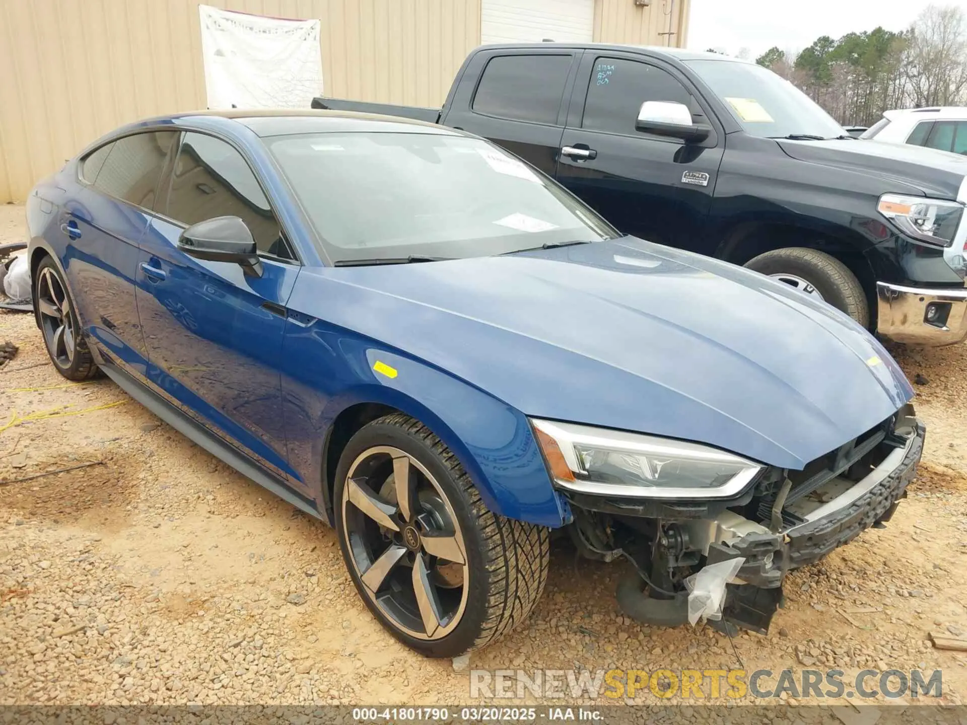 1 Photograph of a damaged car WAUFNCF55KA016463 AUDI A5 2019