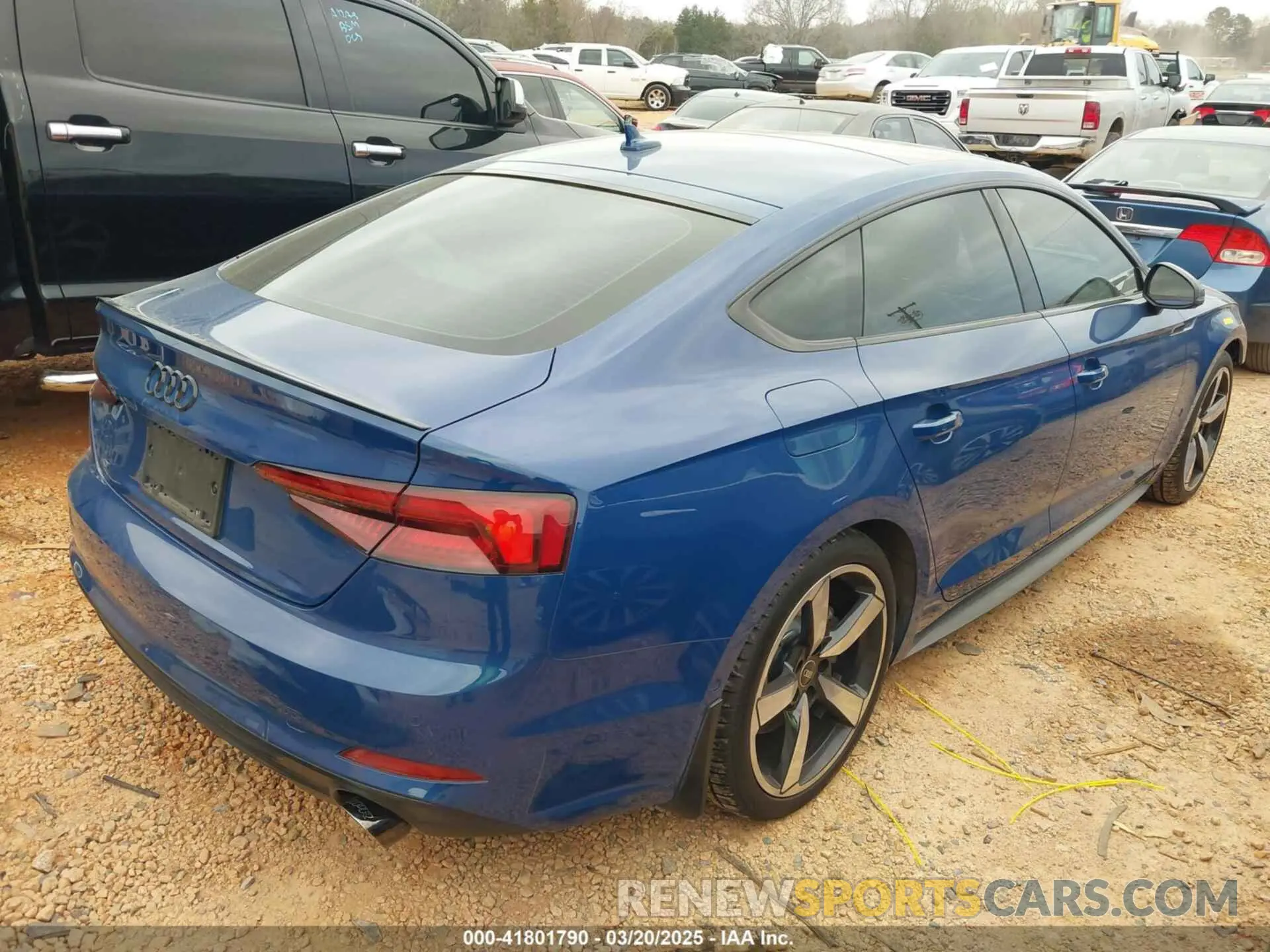 4 Photograph of a damaged car WAUFNCF55KA016463 AUDI A5 2019