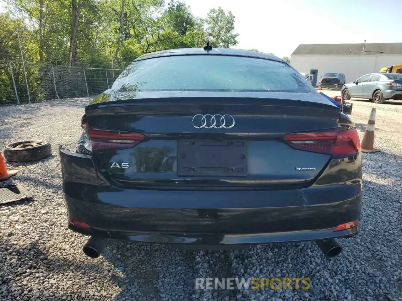 6 Photograph of a damaged car WAUFNCF56KA023860 AUDI A5 2019