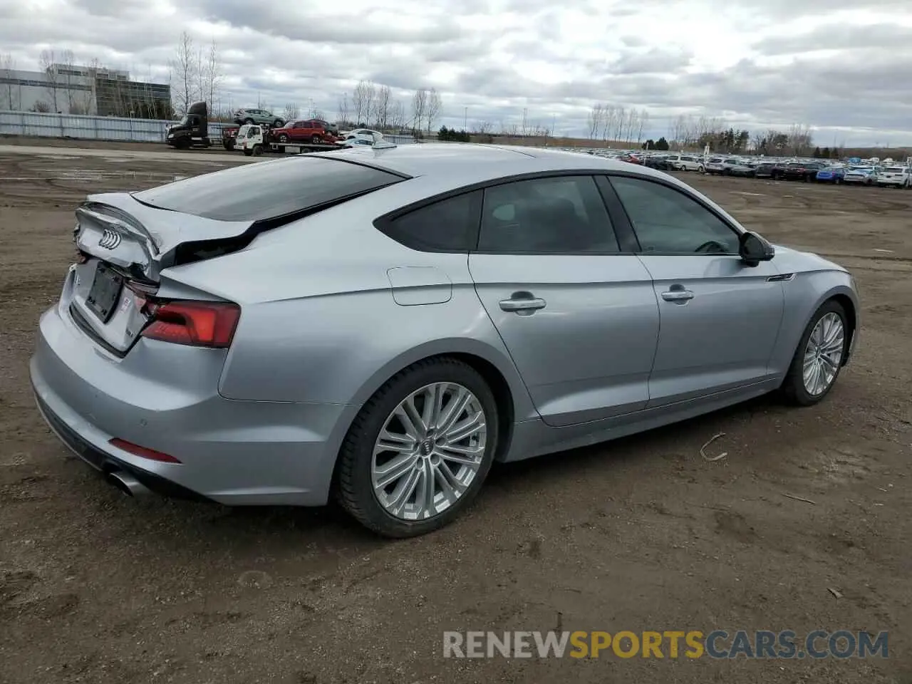 3 Photograph of a damaged car WAUFNCF5XKA008567 AUDI A5 2019