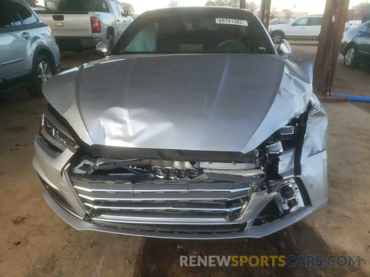 5 Photograph of a damaged car WAUFNDF55KA039070 AUDI A5 2019