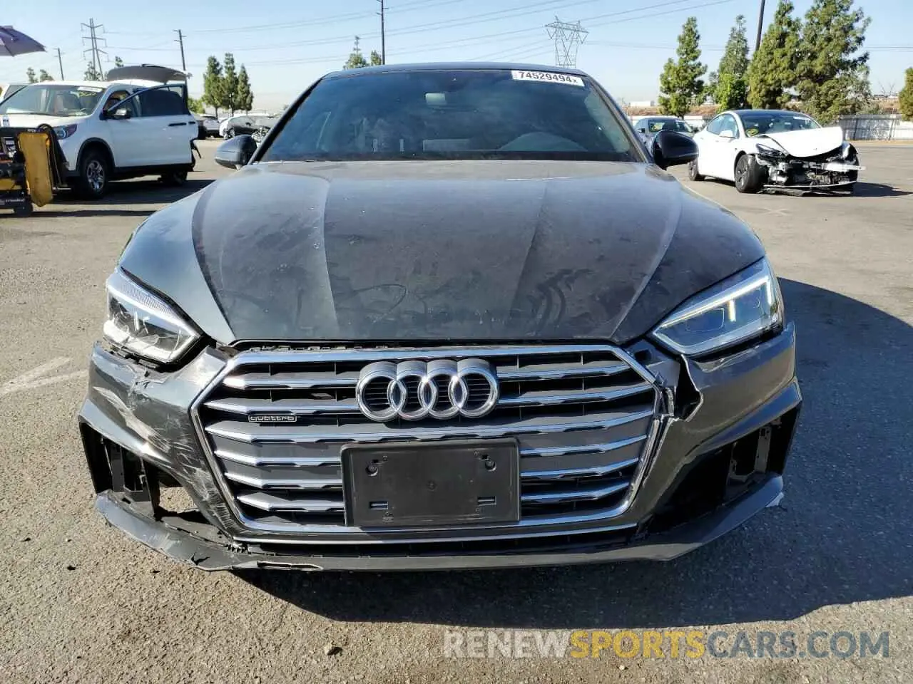 5 Photograph of a damaged car WAUSNAF52KA058821 AUDI A5 2019