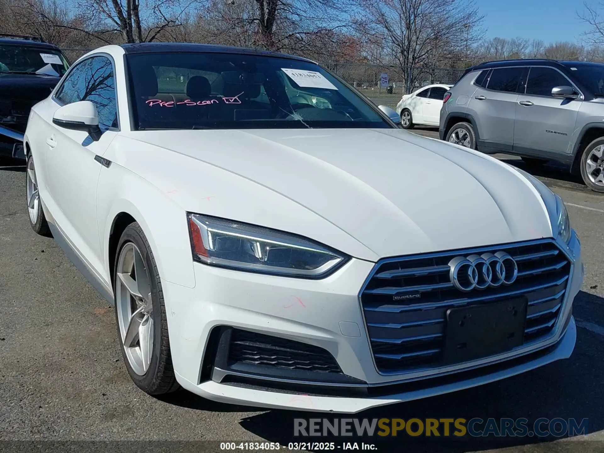 1 Photograph of a damaged car WAUSNAF53KA026928 AUDI A5 2019