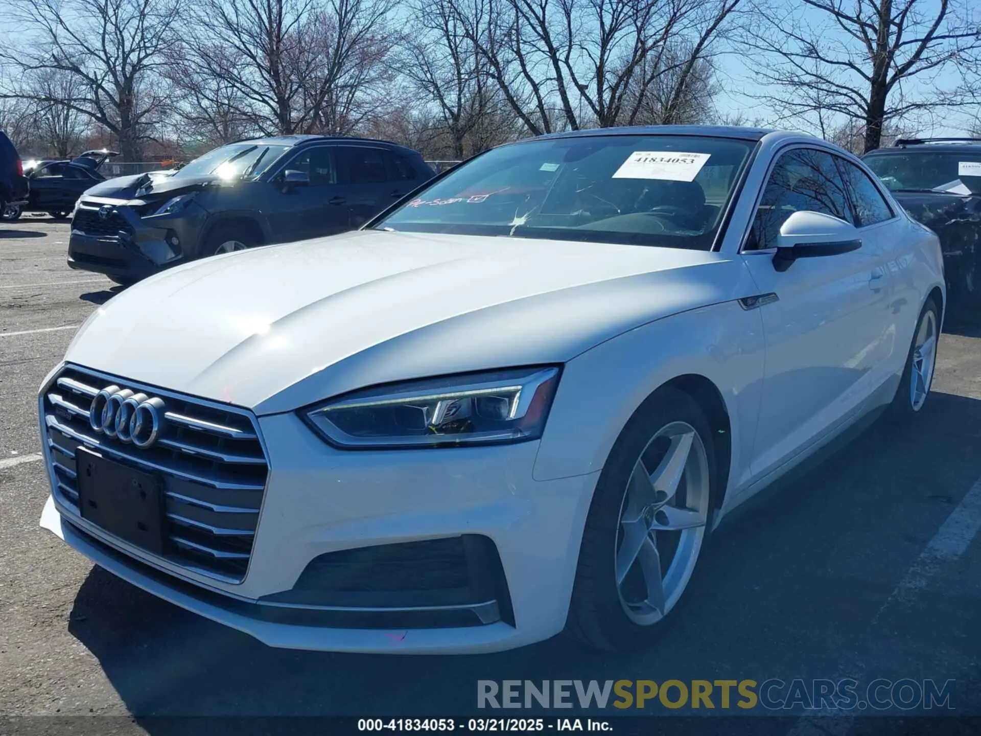 2 Photograph of a damaged car WAUSNAF53KA026928 AUDI A5 2019