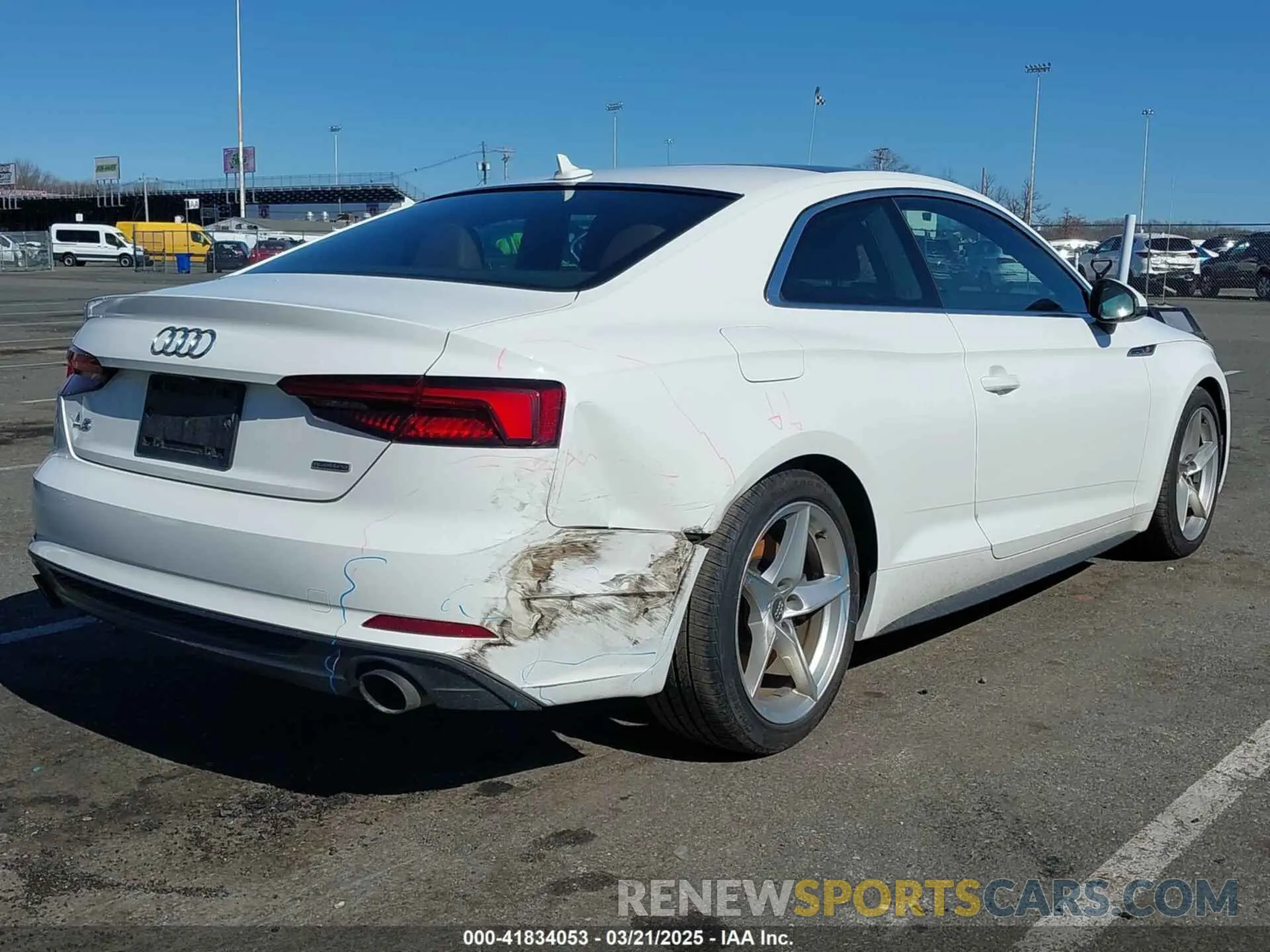 4 Photograph of a damaged car WAUSNAF53KA026928 AUDI A5 2019