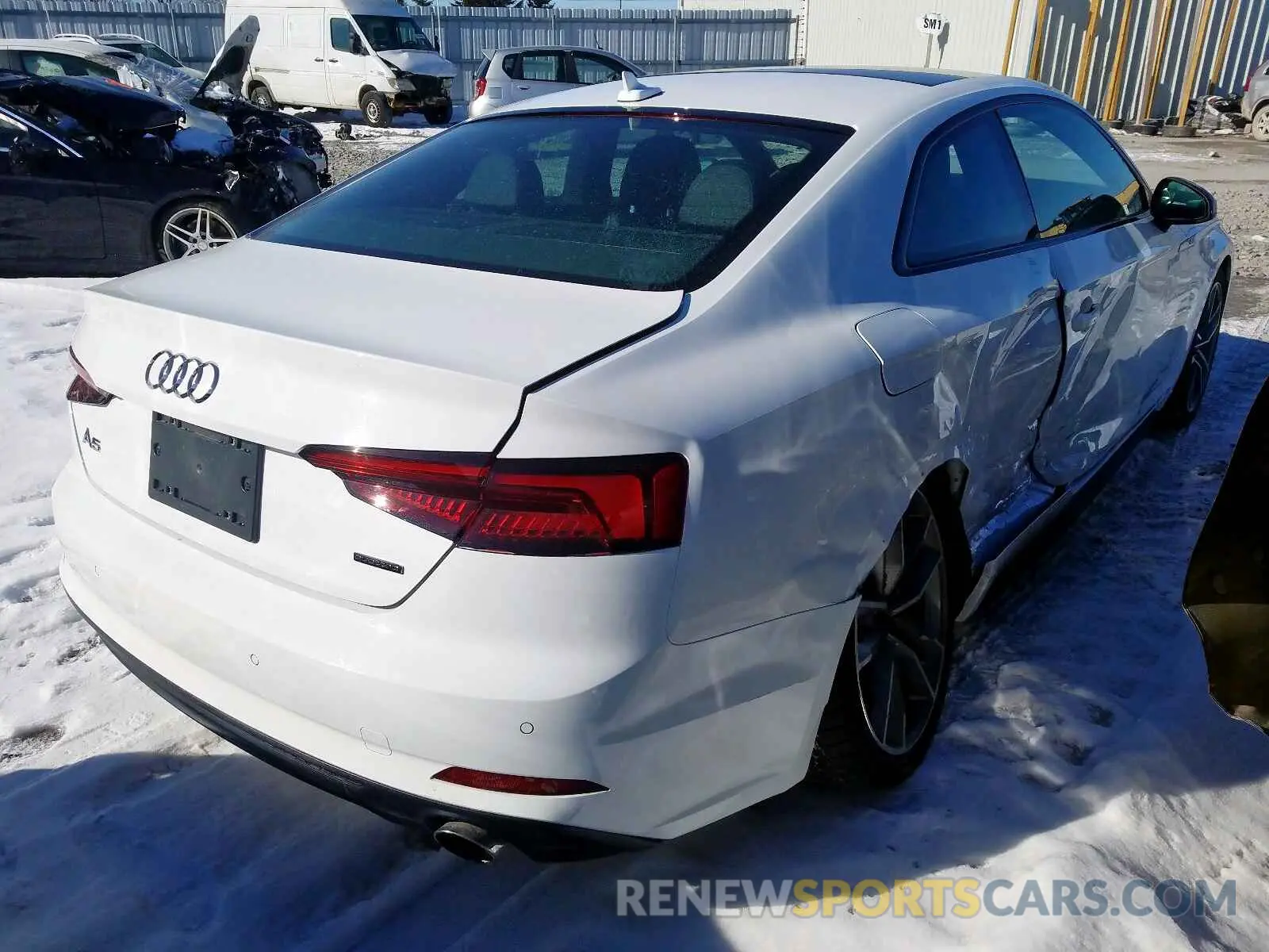 4 Photograph of a damaged car WAUTNAF51KA036927 AUDI A5 2019