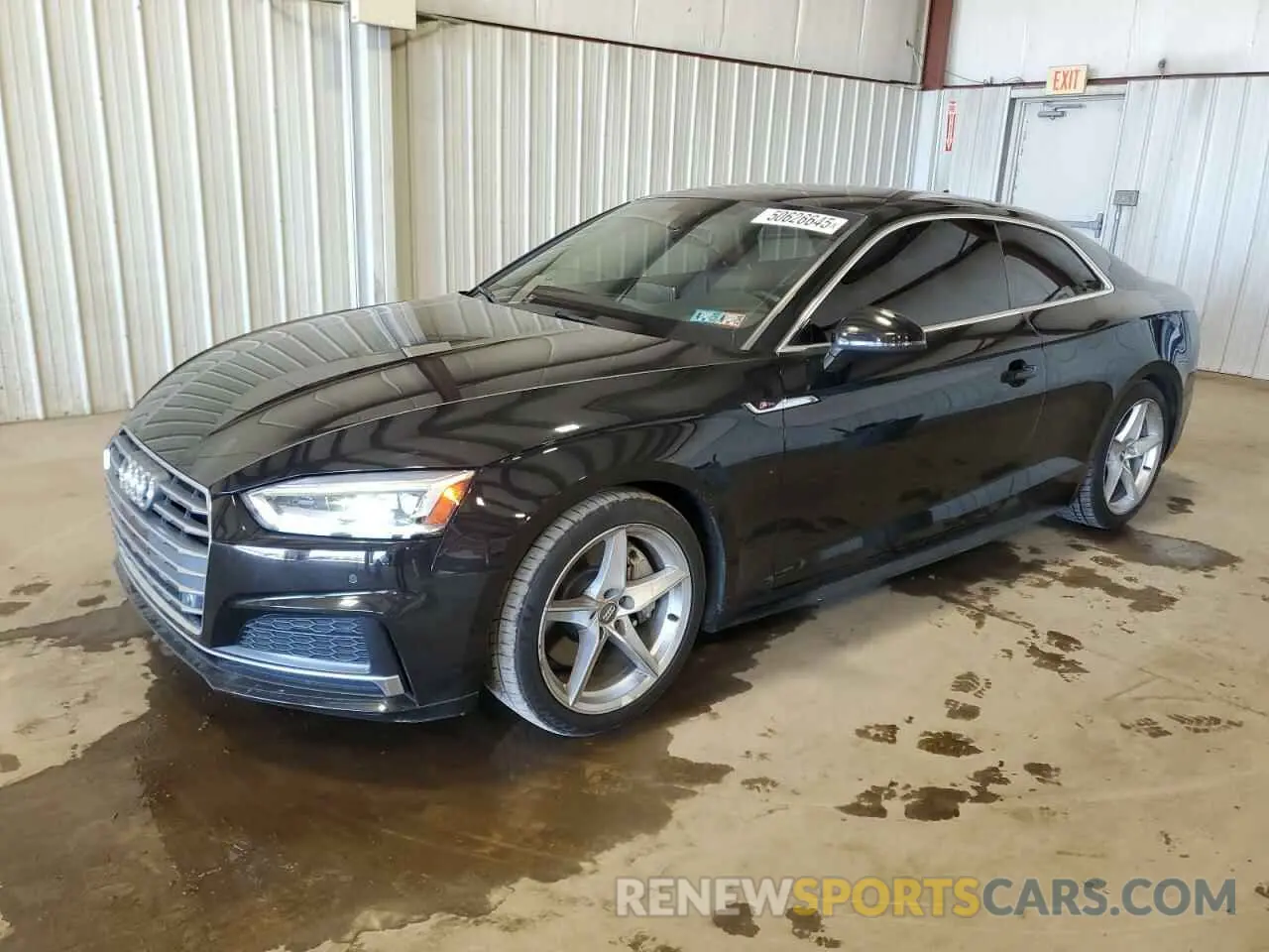 1 Photograph of a damaged car WAUTNAF53KA009664 AUDI A5 2019