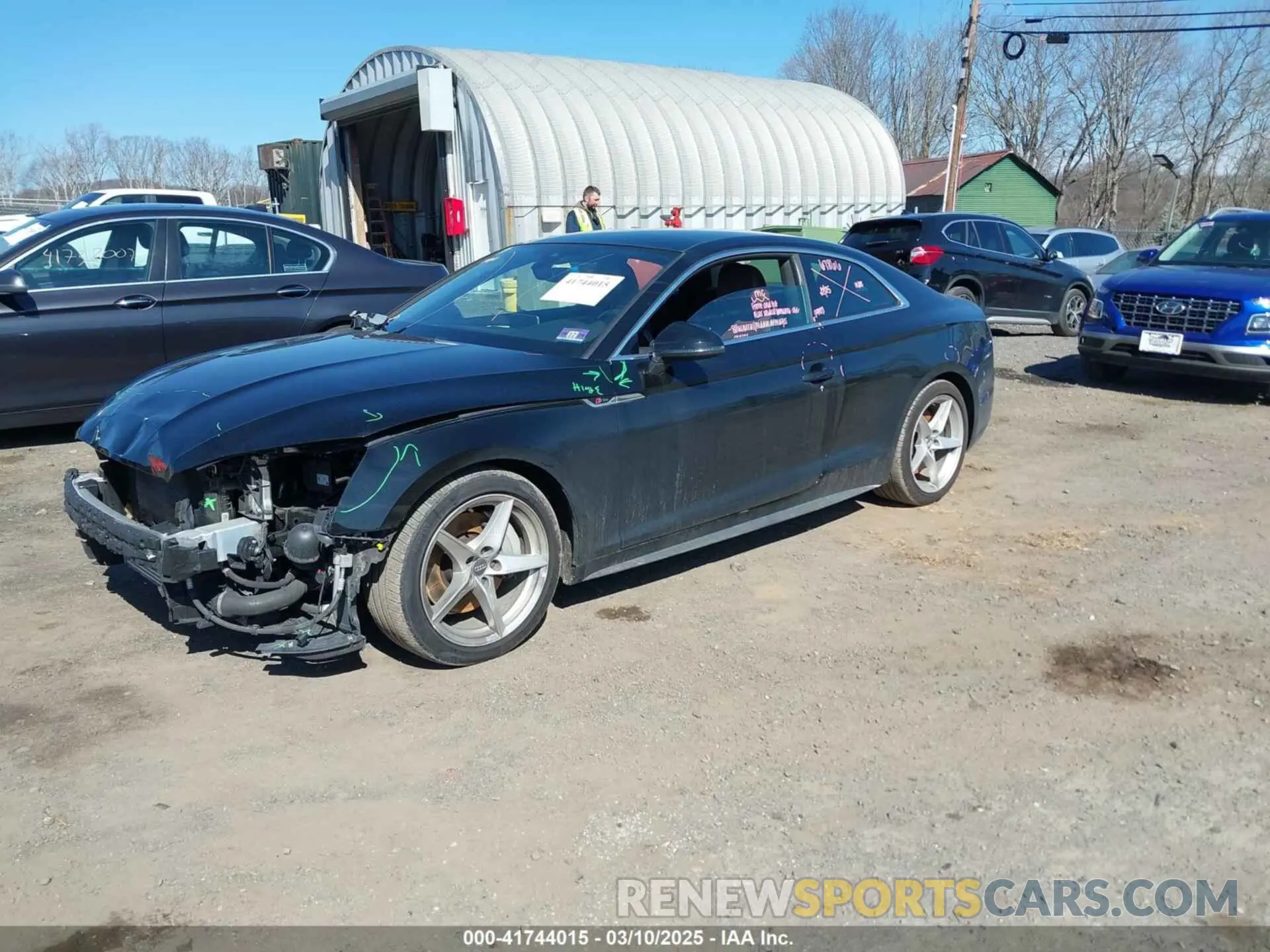 2 Photograph of a damaged car WAUTNAF54KA026957 AUDI A5 2019