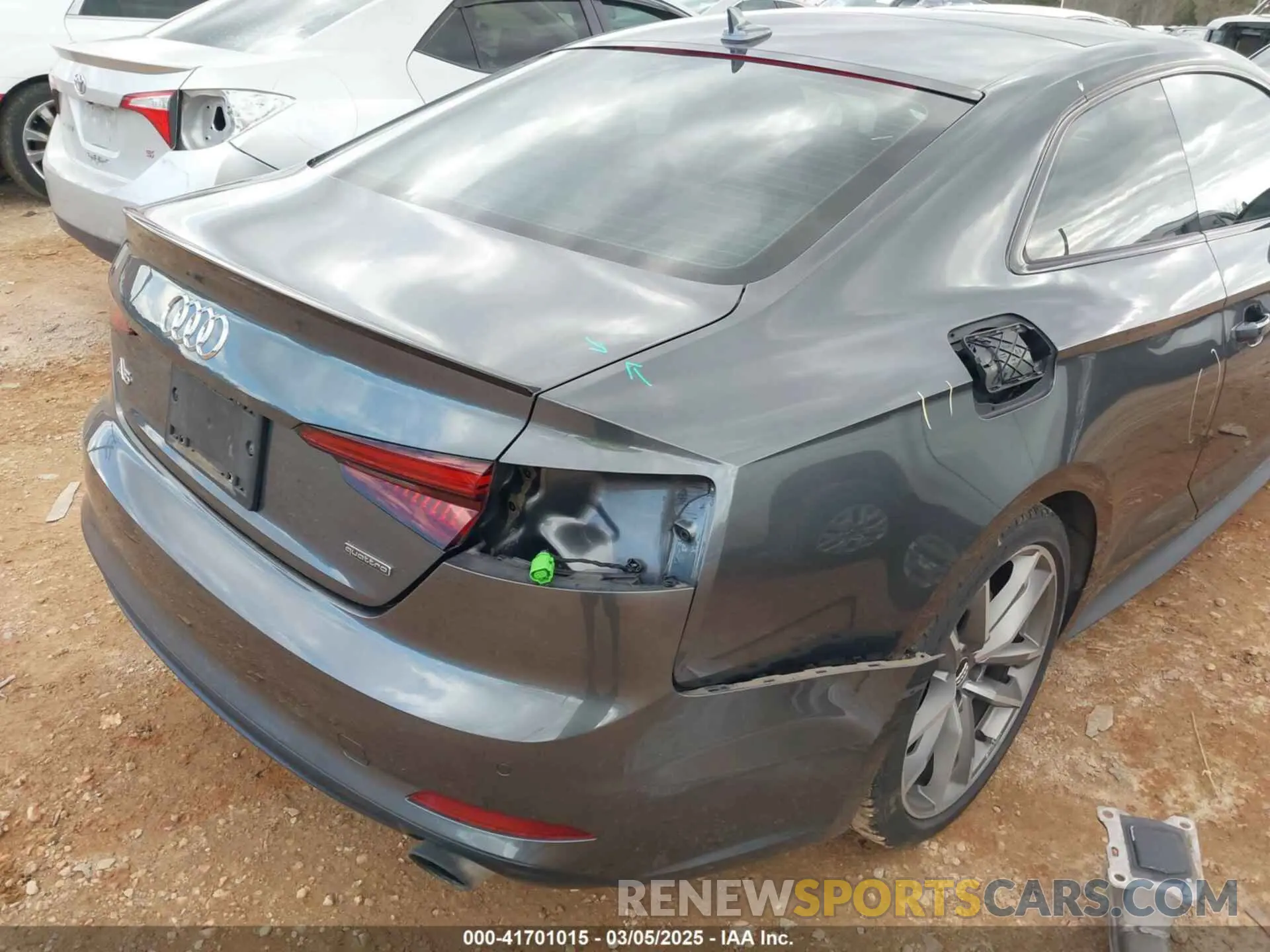 6 Photograph of a damaged car WAUTNAF56KA061936 AUDI A5 2019