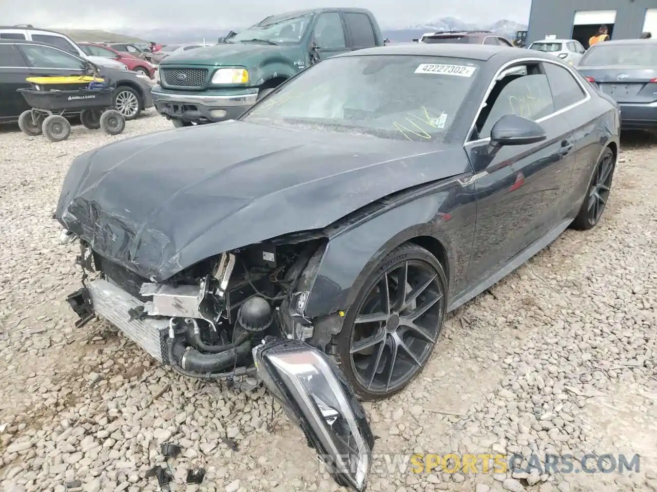 2 Photograph of a damaged car WAUTNAF58KA032275 AUDI A5 2019