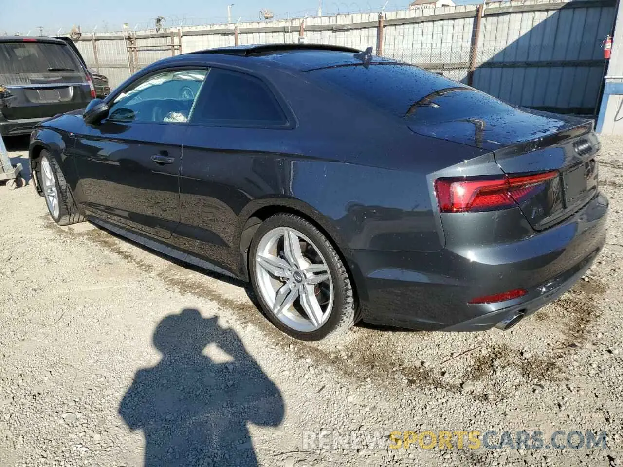 2 Photograph of a damaged car WAUTNAF59KA079525 AUDI A5 2019