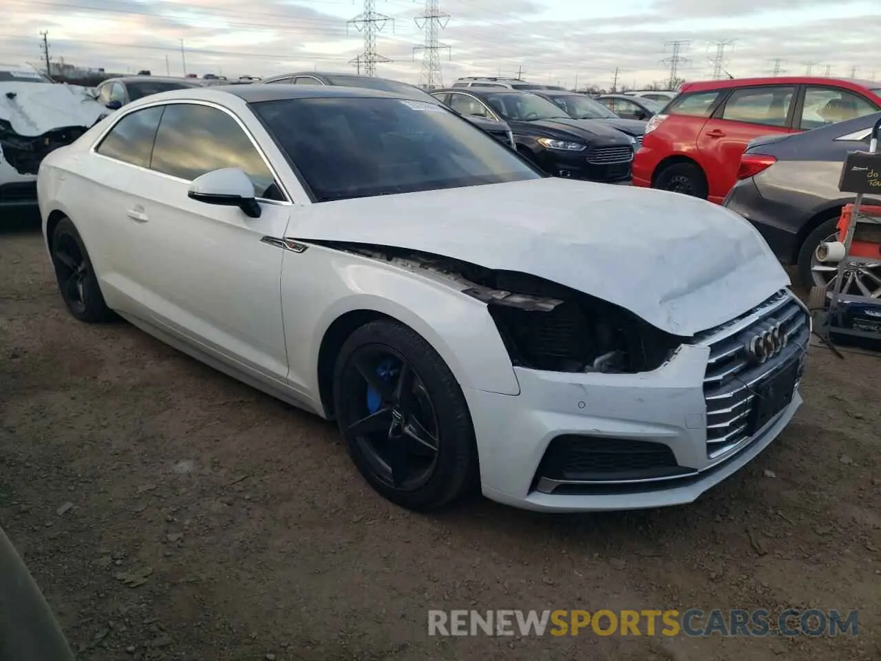 4 Photograph of a damaged car WAUTNAF5XKA038370 AUDI A5 2019