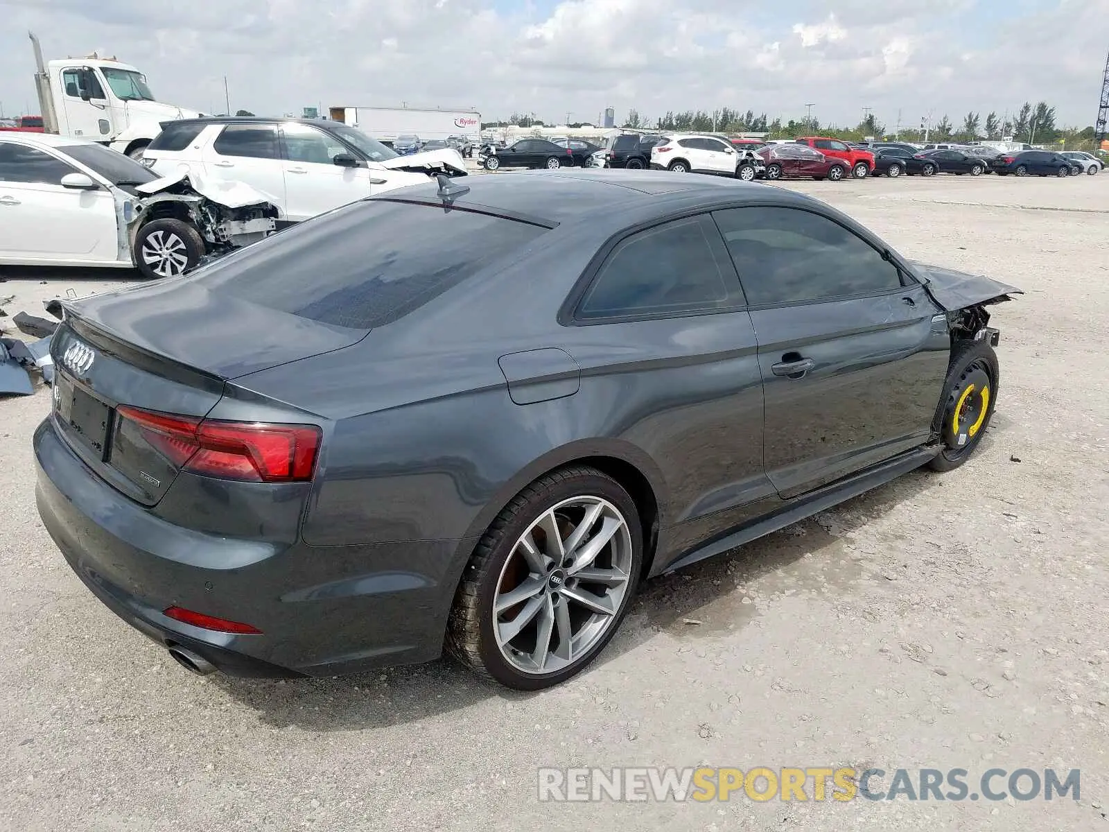 4 Photograph of a damaged car WAUTNAF5XKA039597 AUDI A5 2019