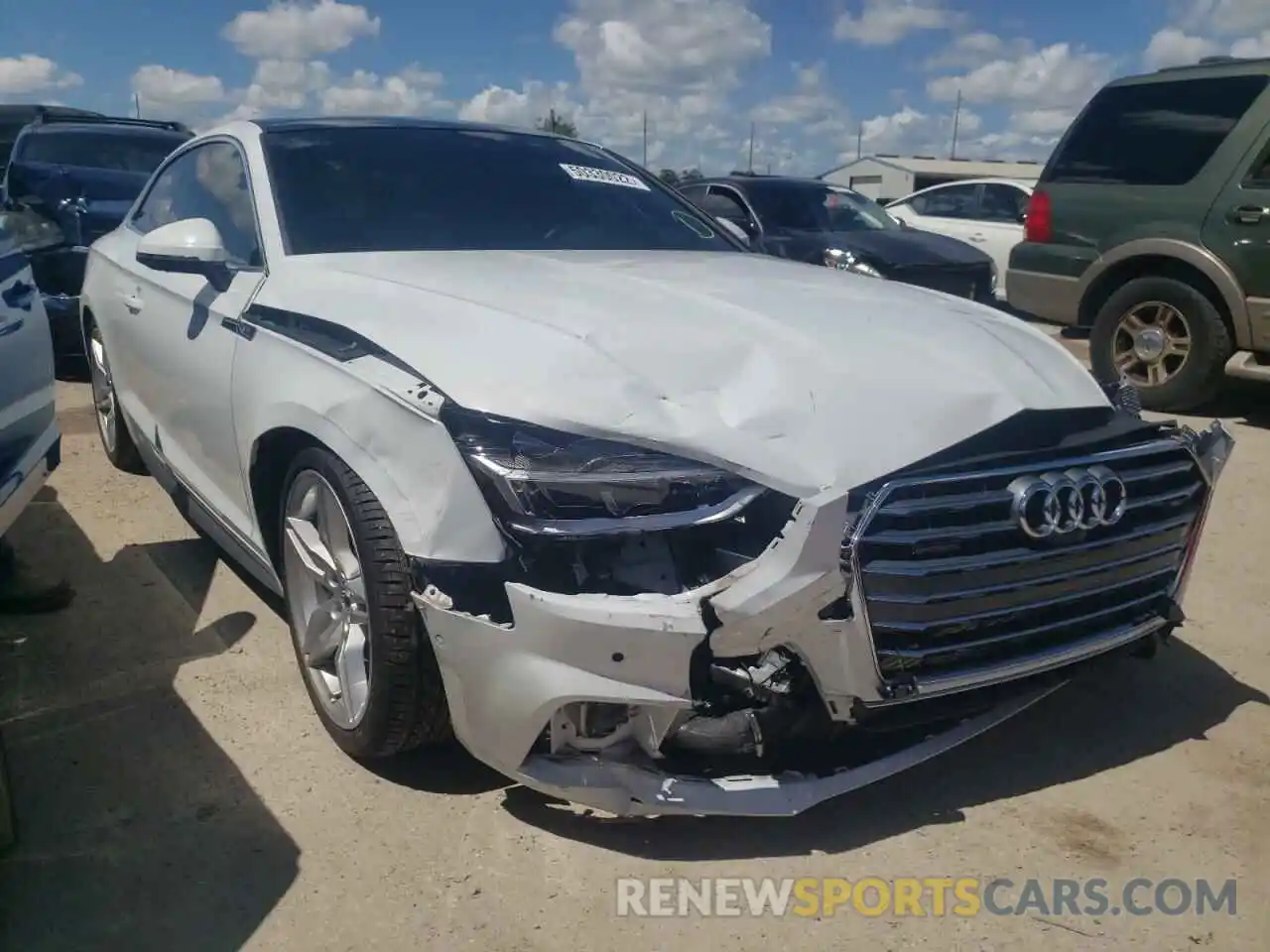 1 Photograph of a damaged car WAUUNAF58KA005095 AUDI A5 2019